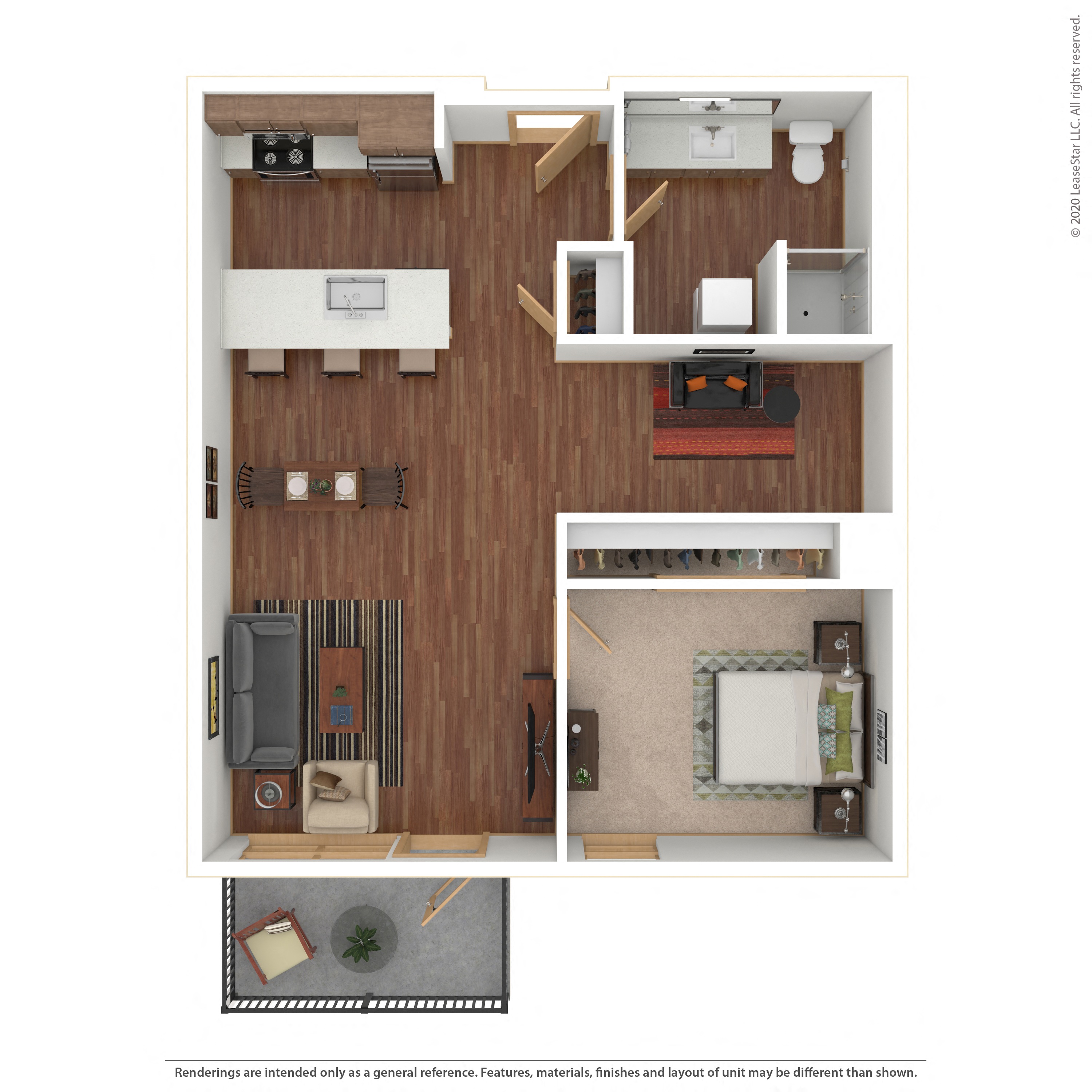 Floor plan layout diagram for 1F
