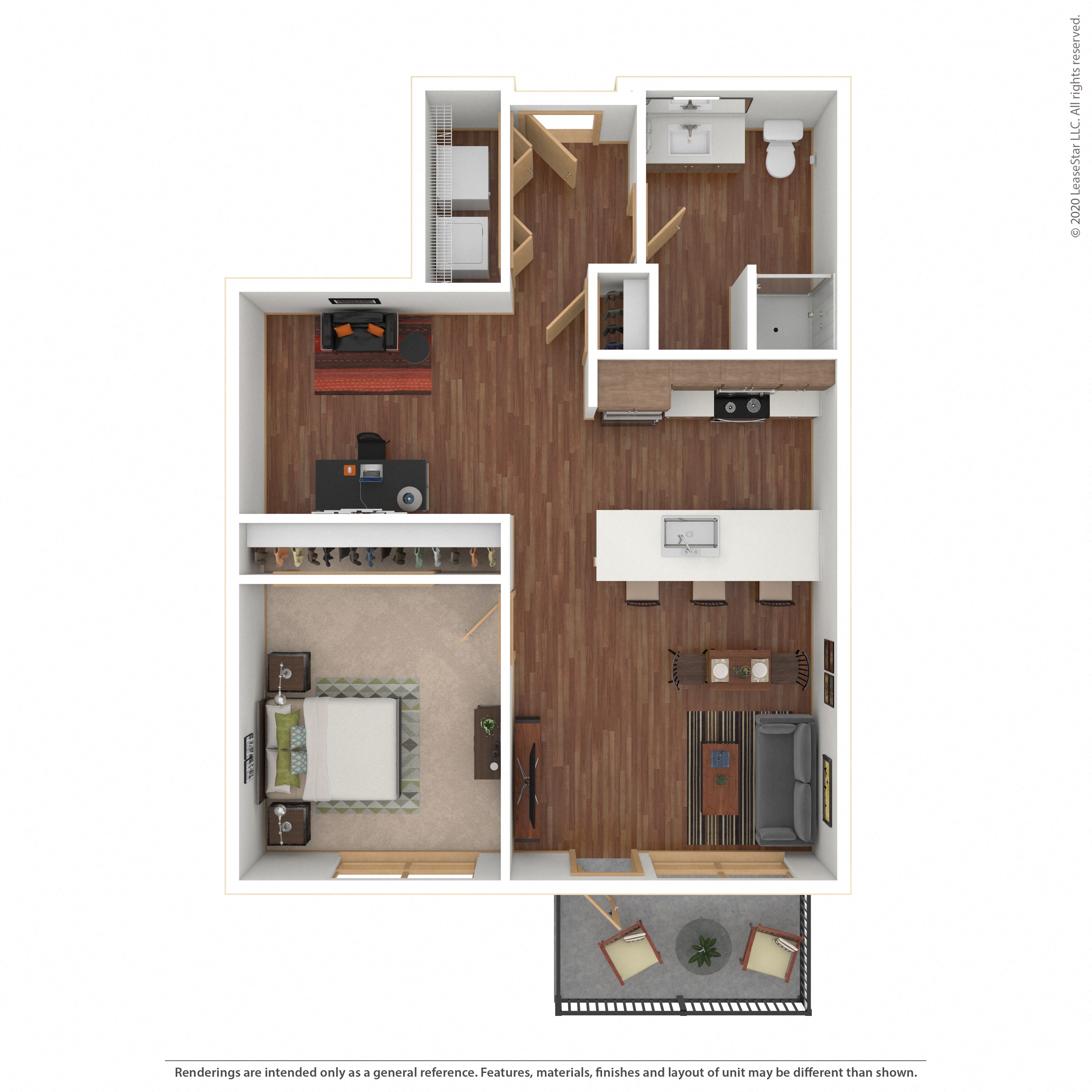 Floor plan layout diagram for 1G