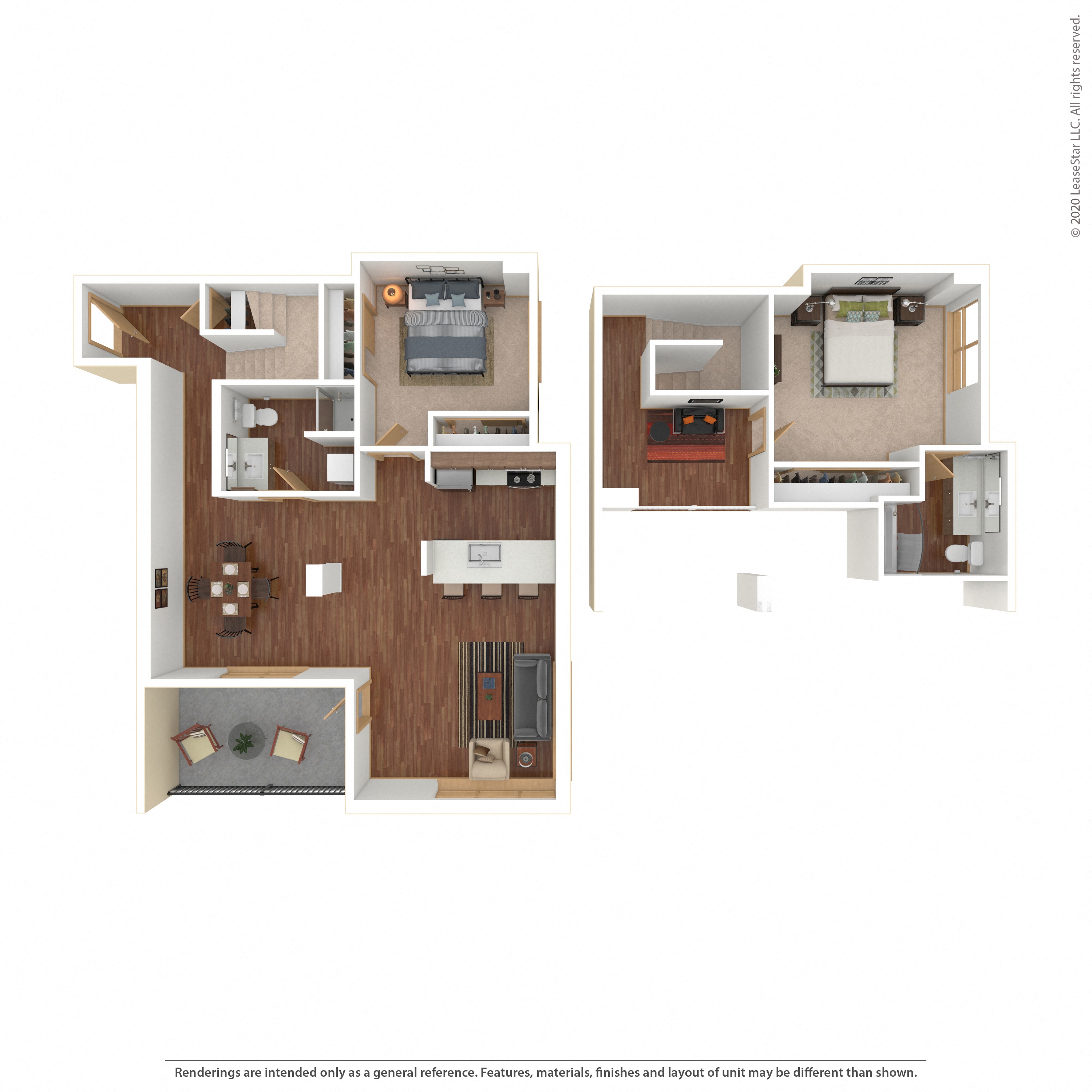 Floor plan layout diagram for 2D