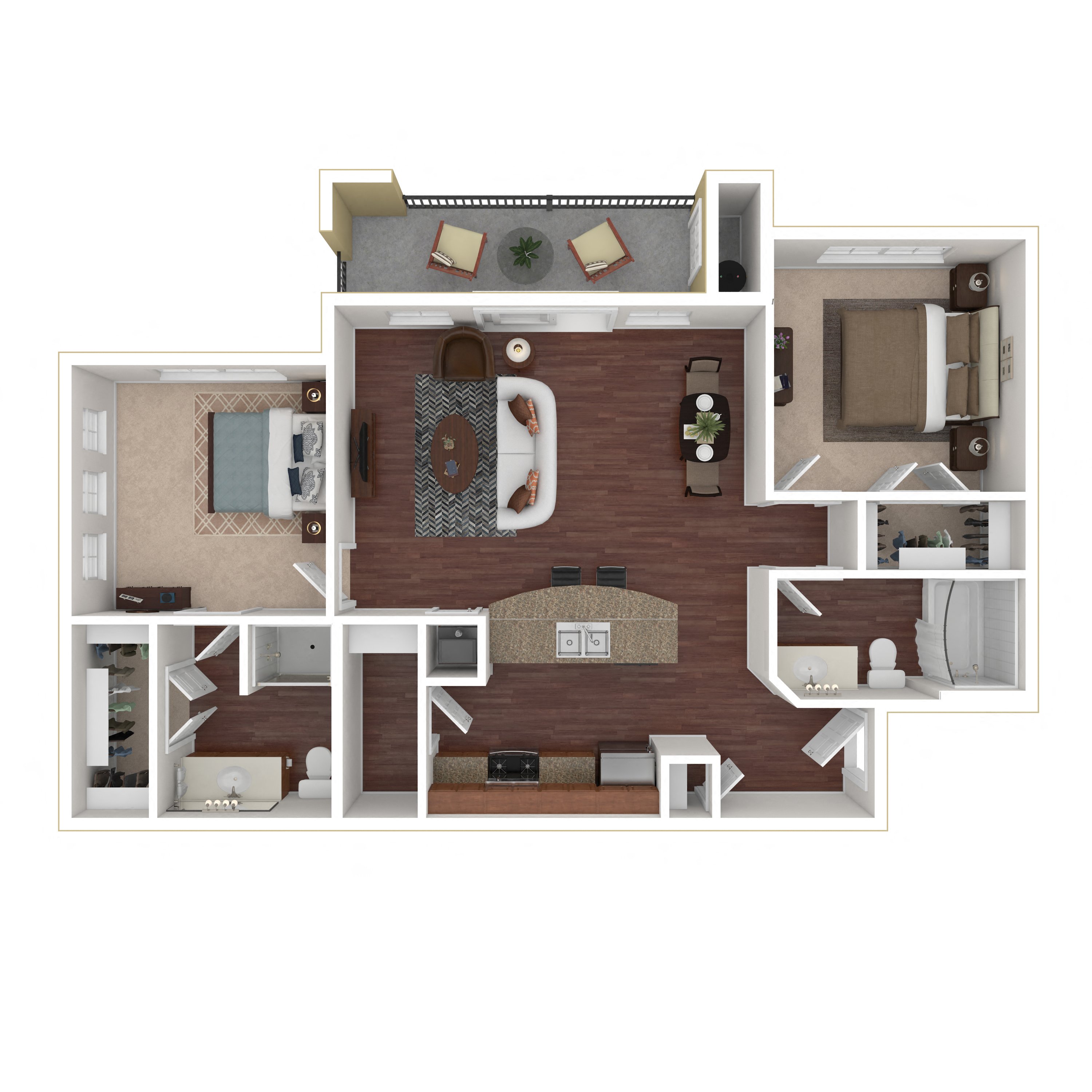 2A - Modern floor plan