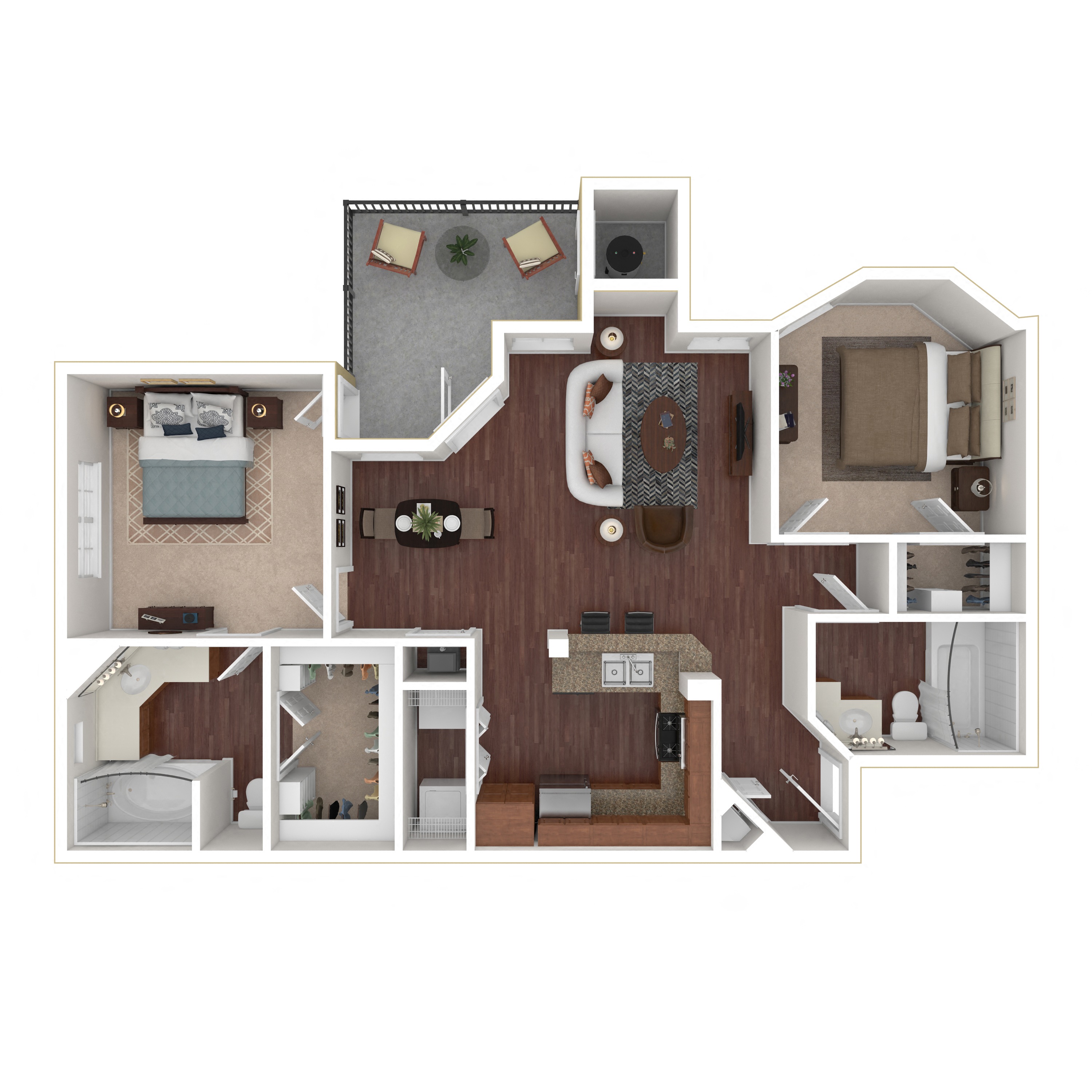 2D - Classic floor plan