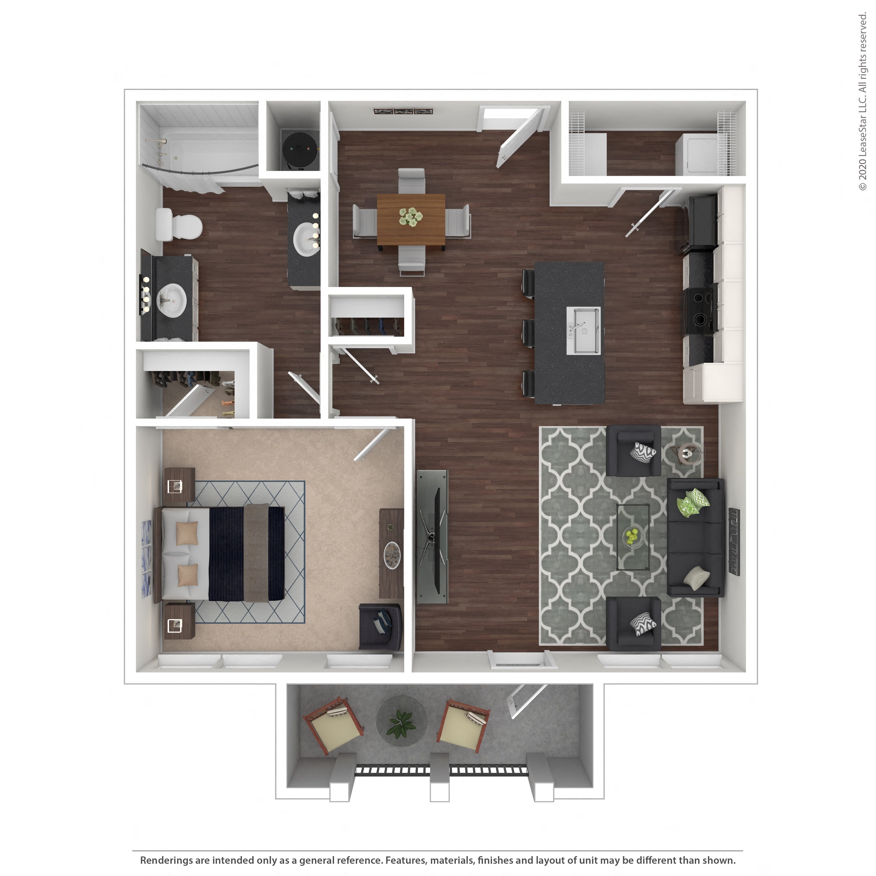 Floor plan layout diagram for 1F