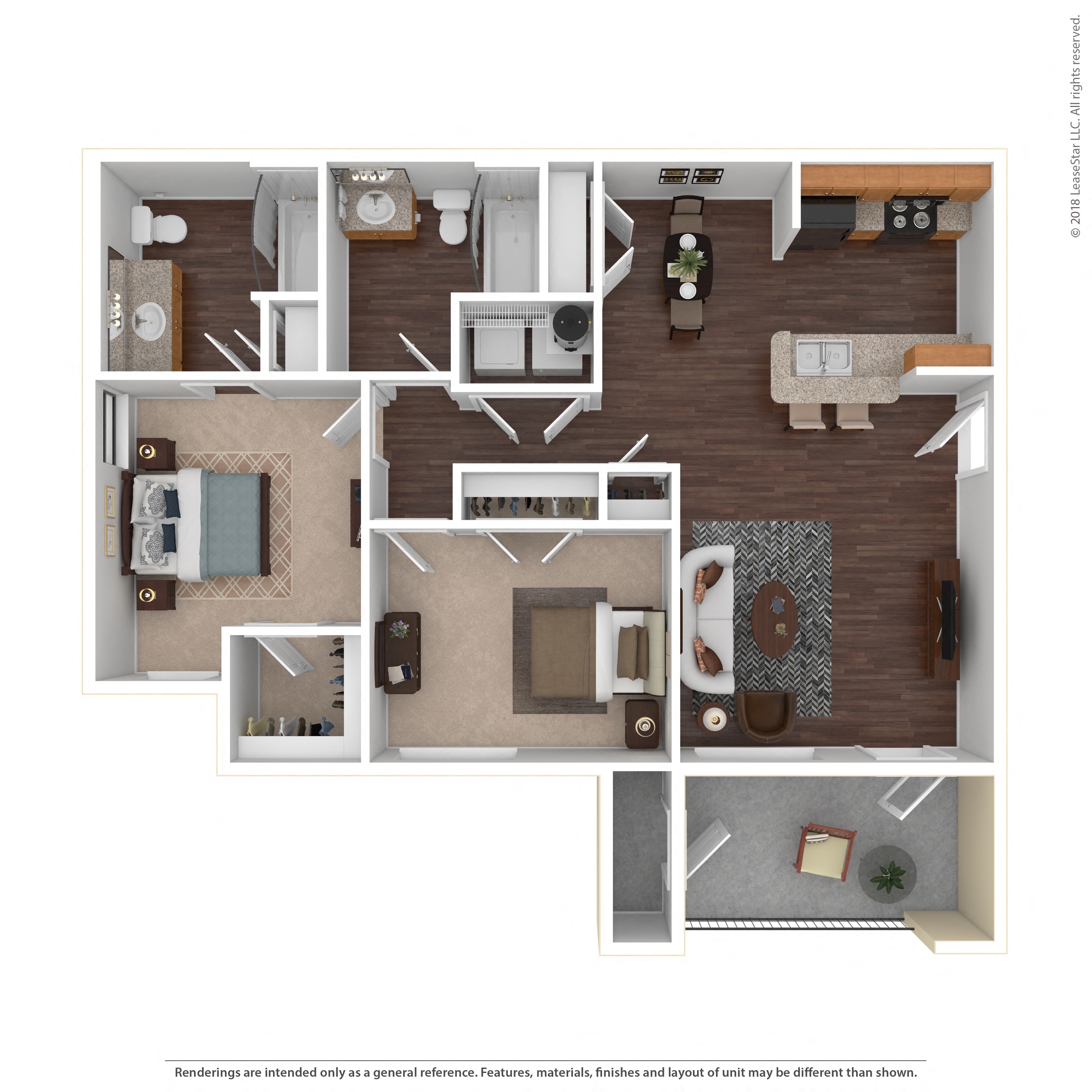 2B floor plan