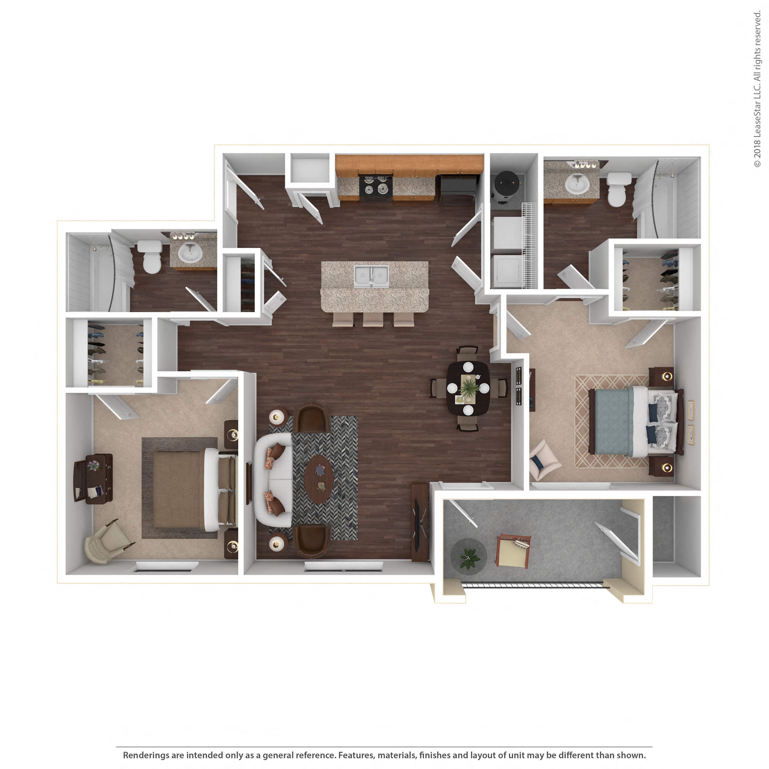 2C floor plan