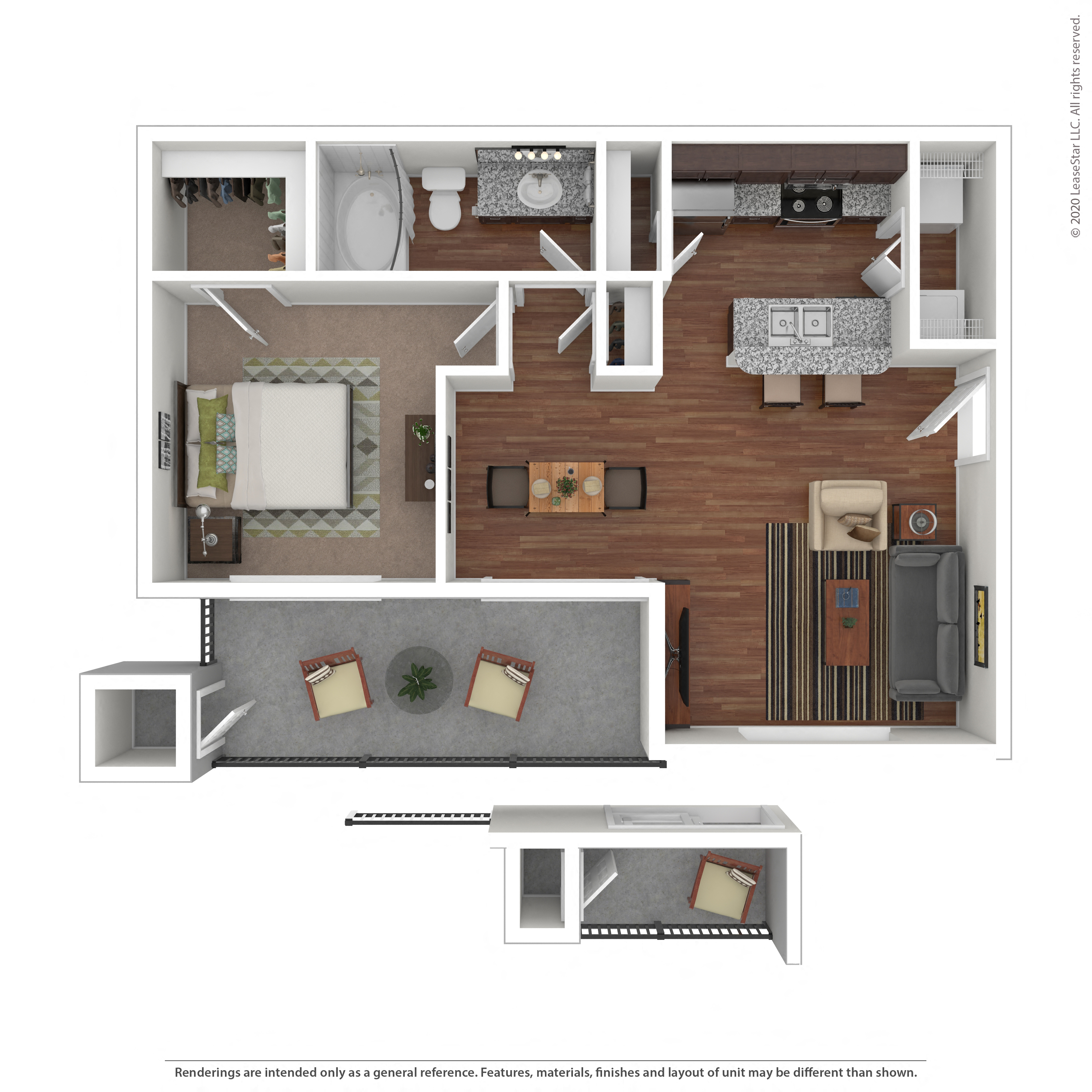 Floor plan layout diagram for 1A