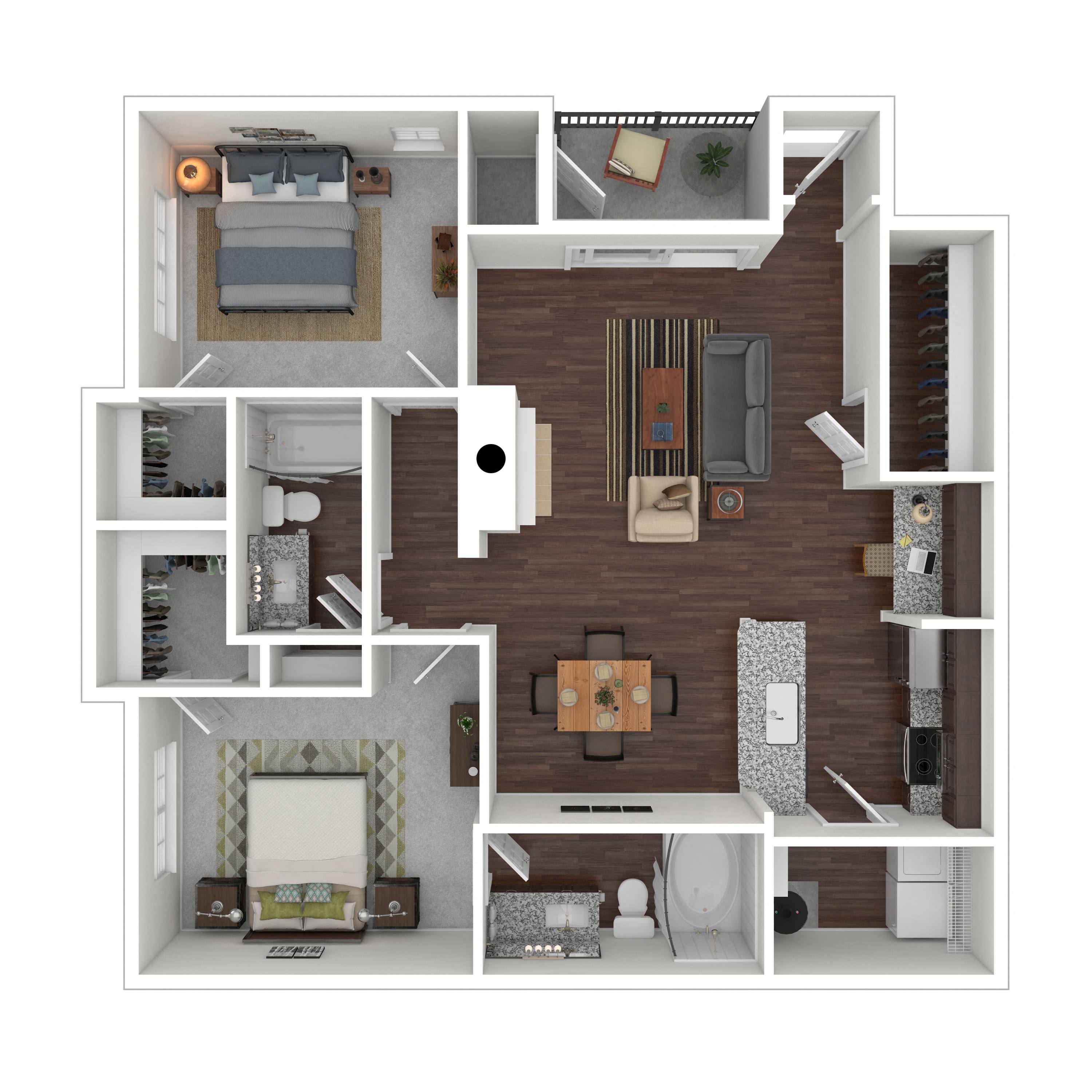 2B floor plan
