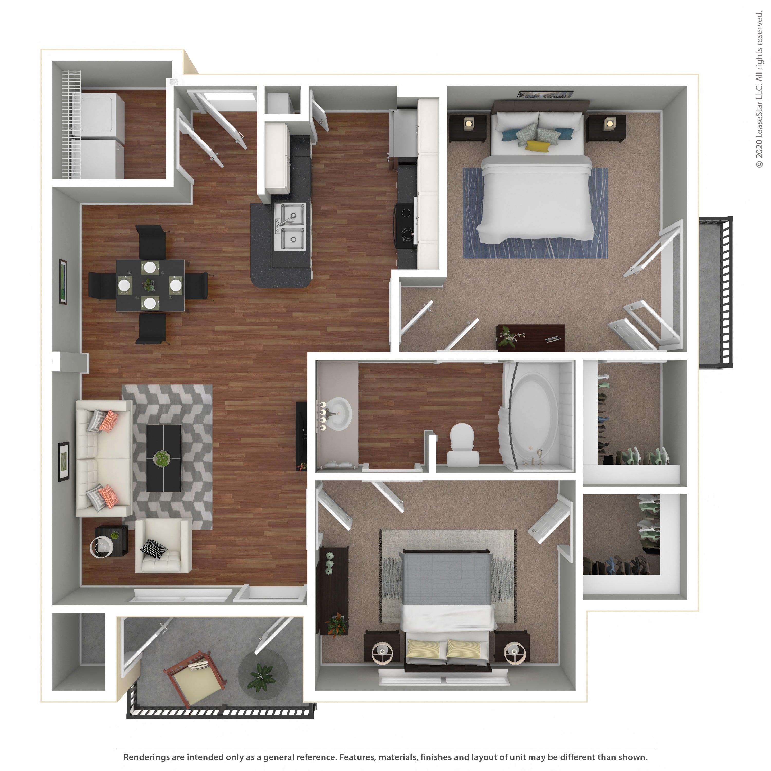 Floor plan layout diagram for 2A-R