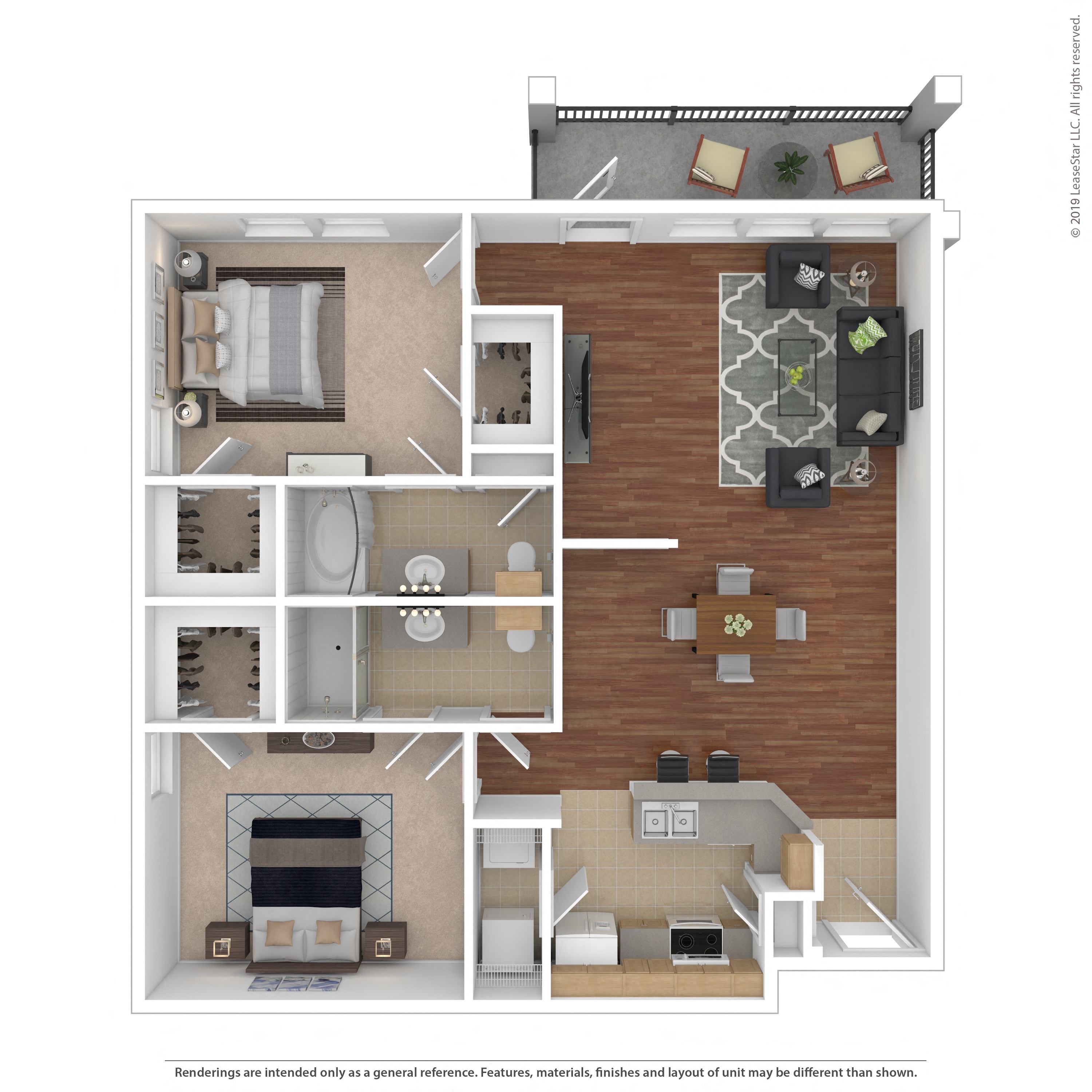 2C floor plan