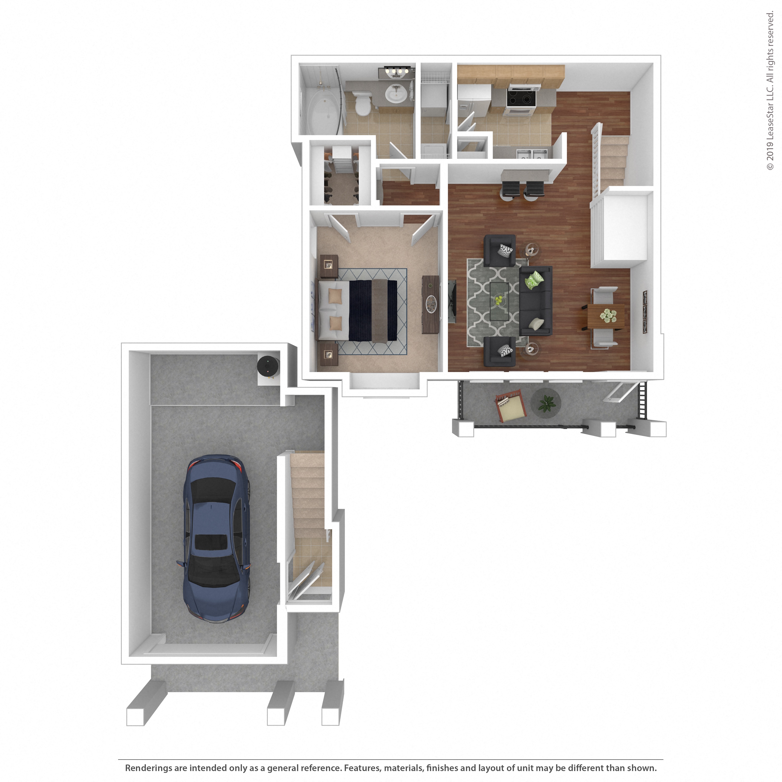 1E floor plan