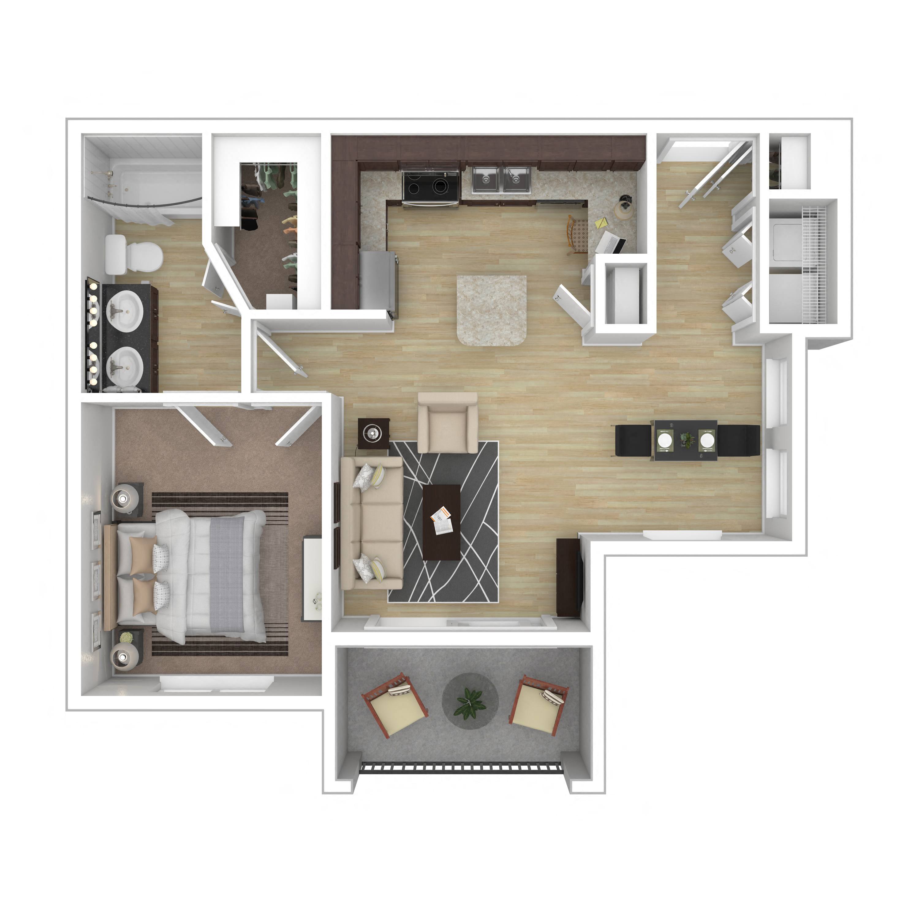 1C floor plan