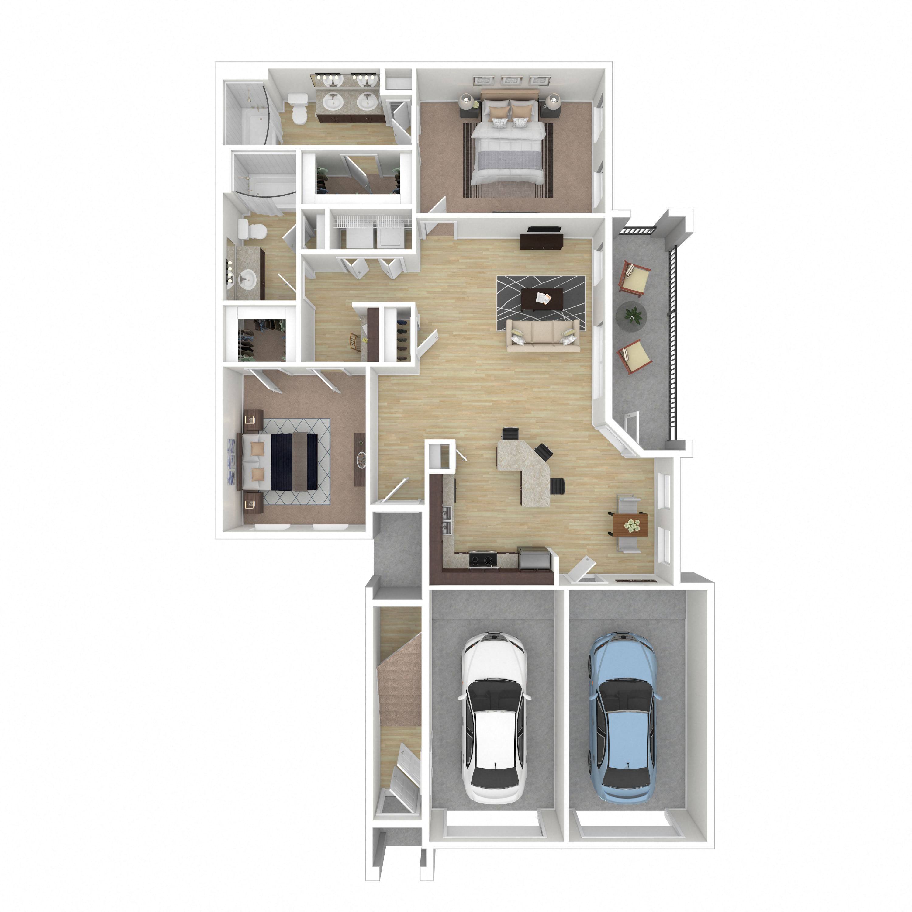 2C floor plan
