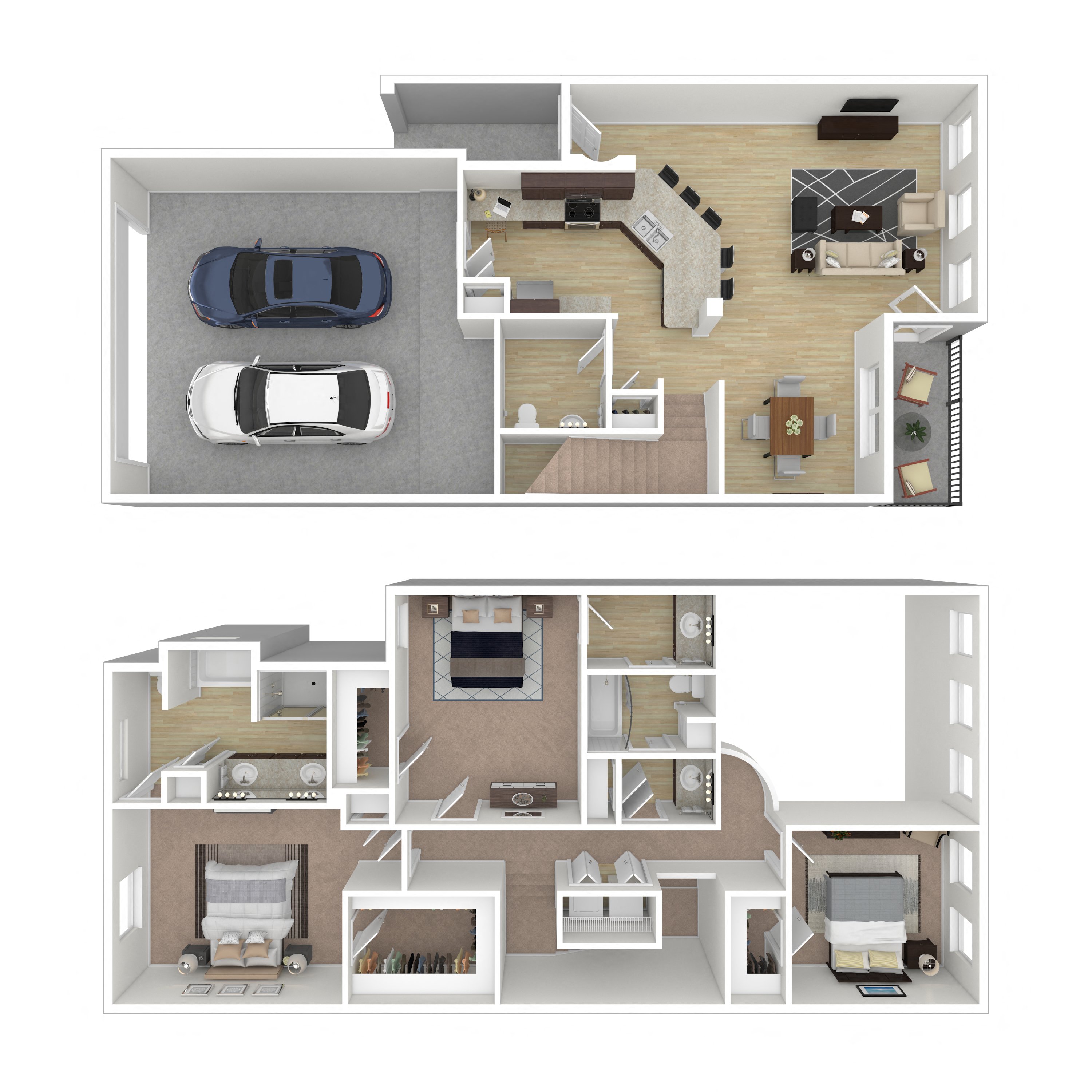 3B floor plan