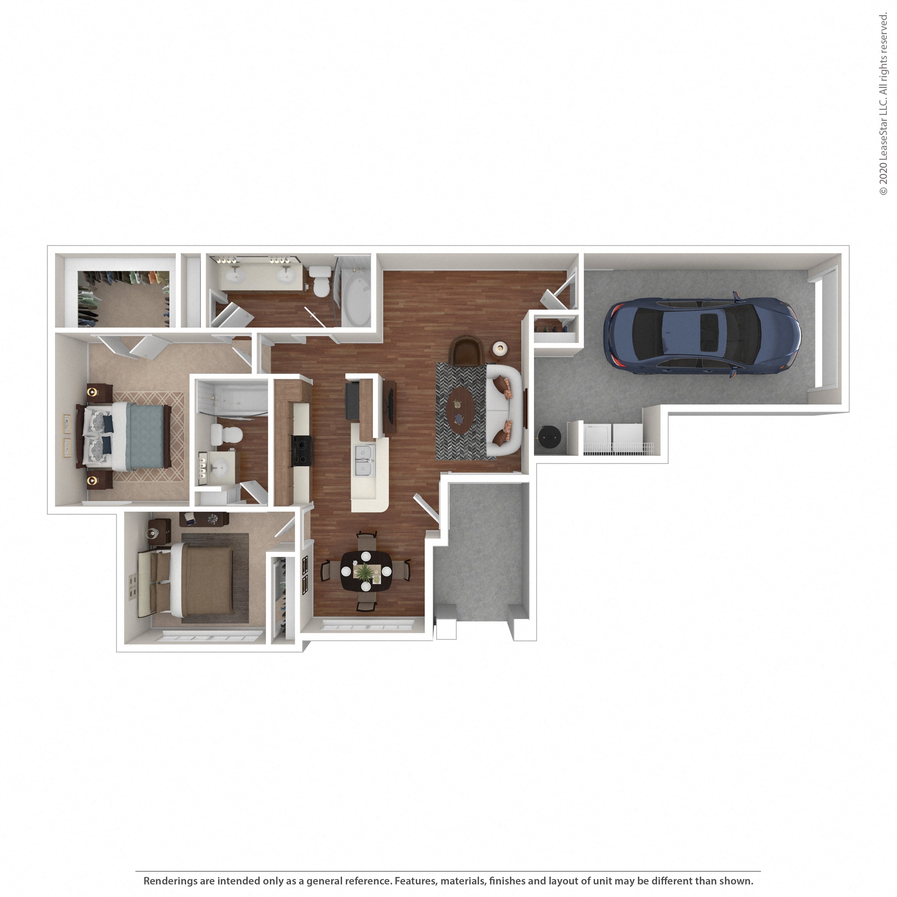 2C floor plan