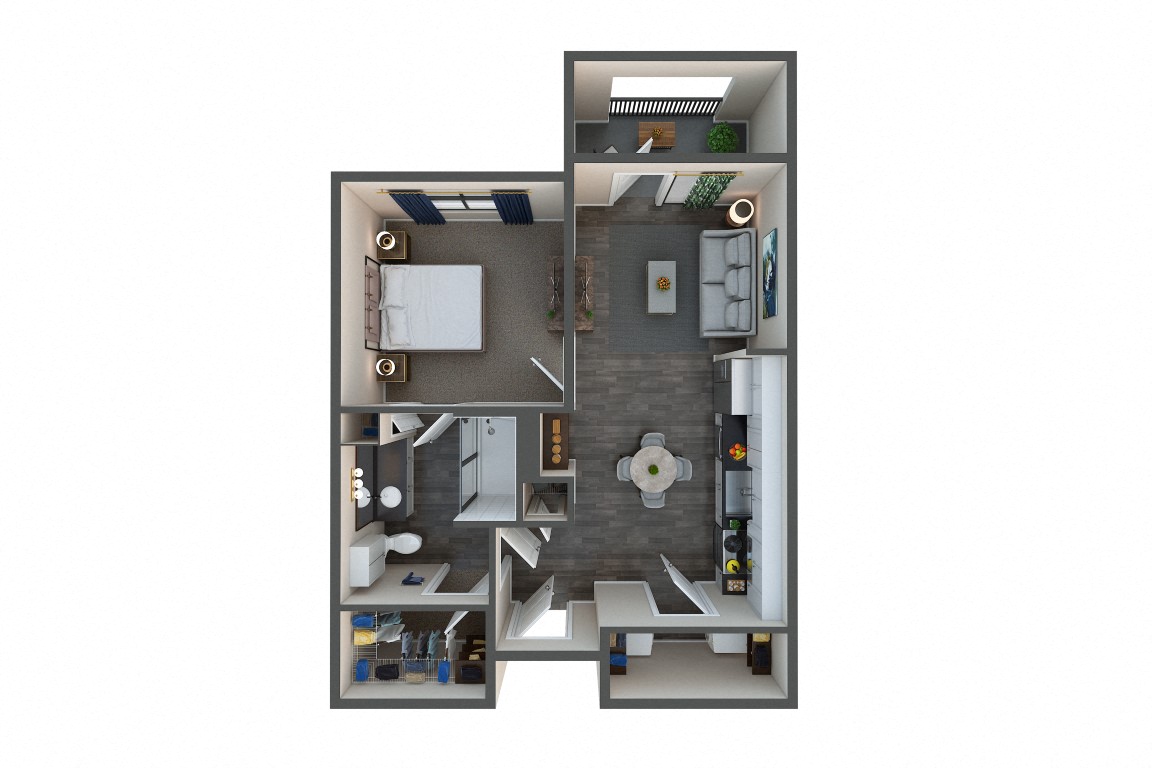 Floor plan layout diagram for 0A
