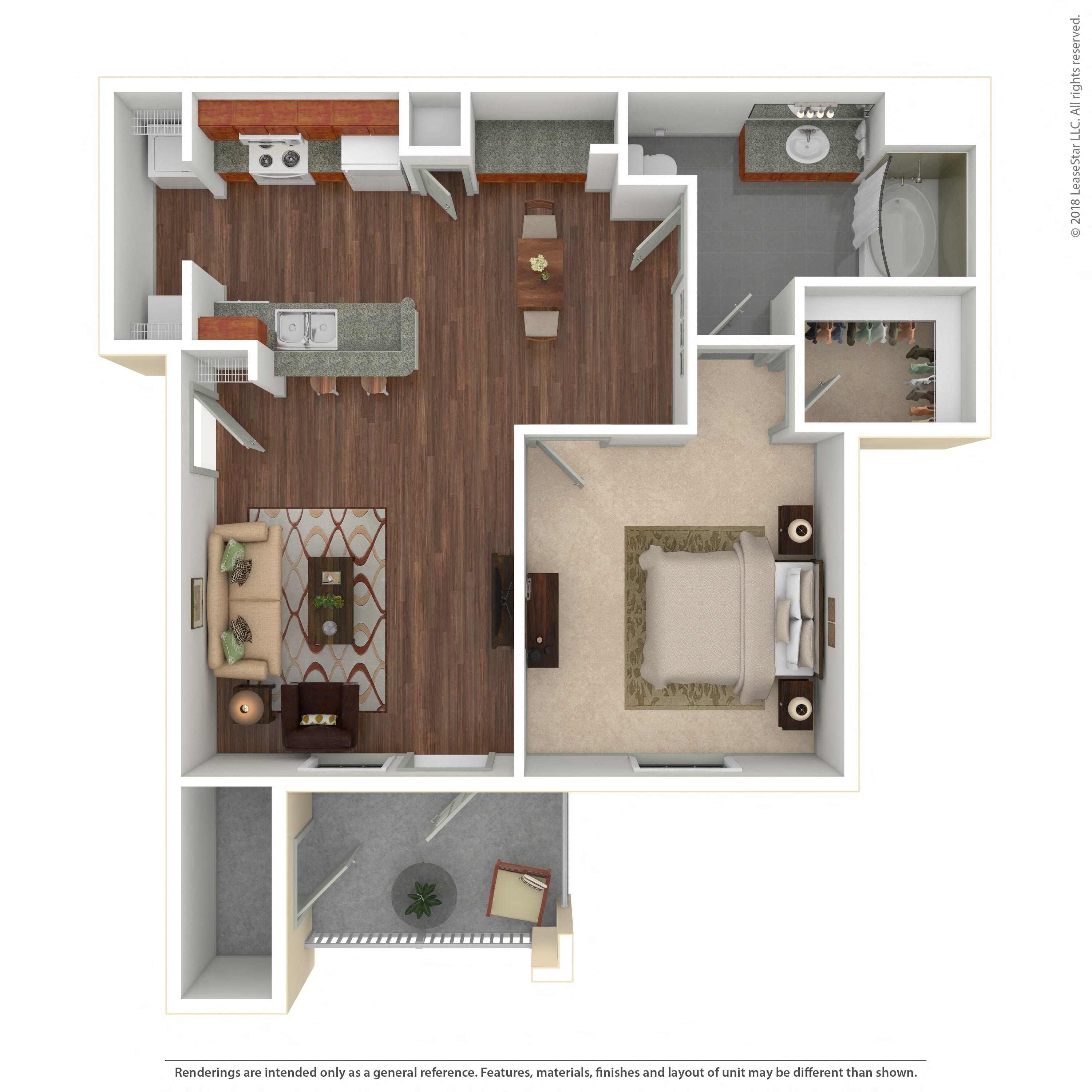 Floor plan layout diagram for 1D