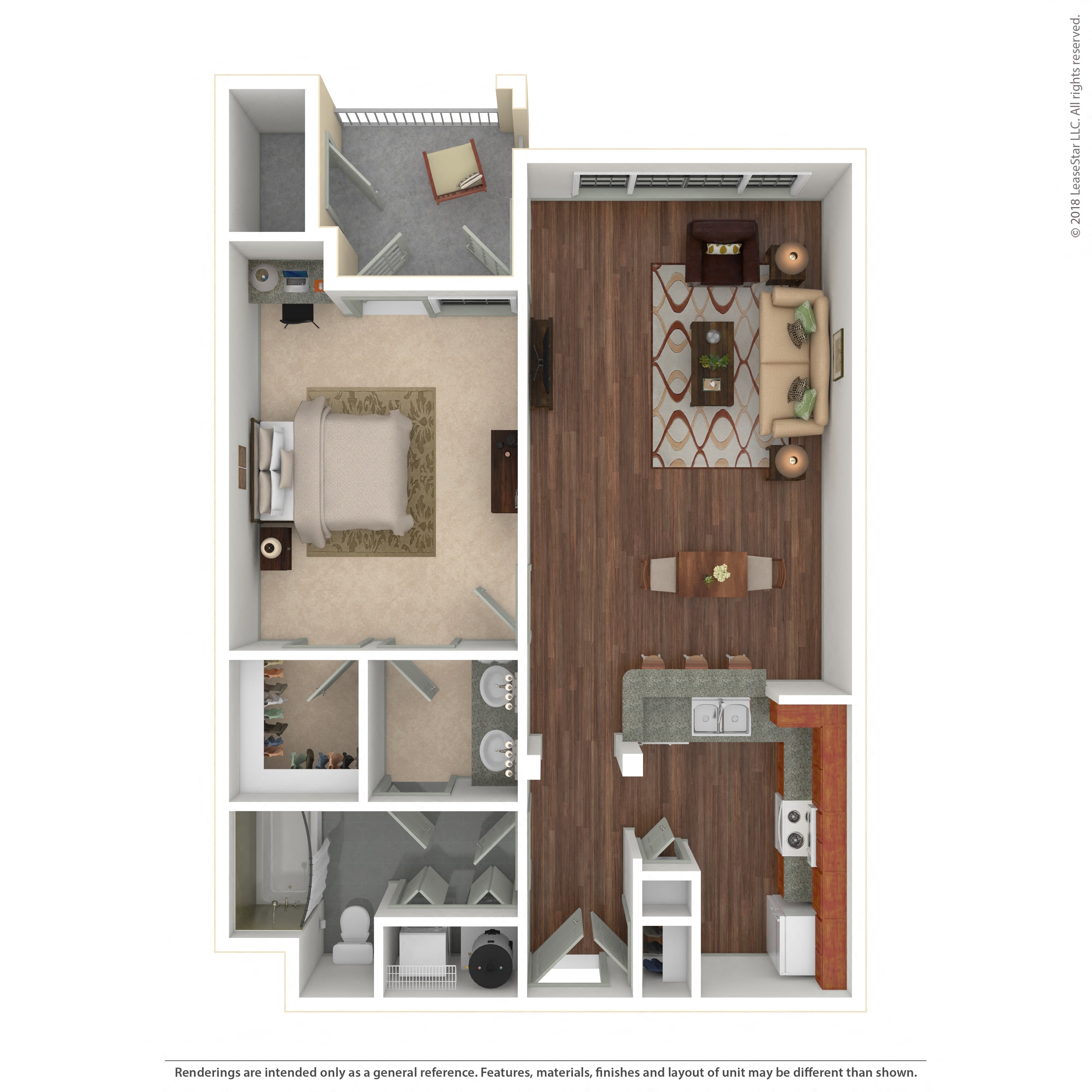 Floor plan layout diagram for 1F