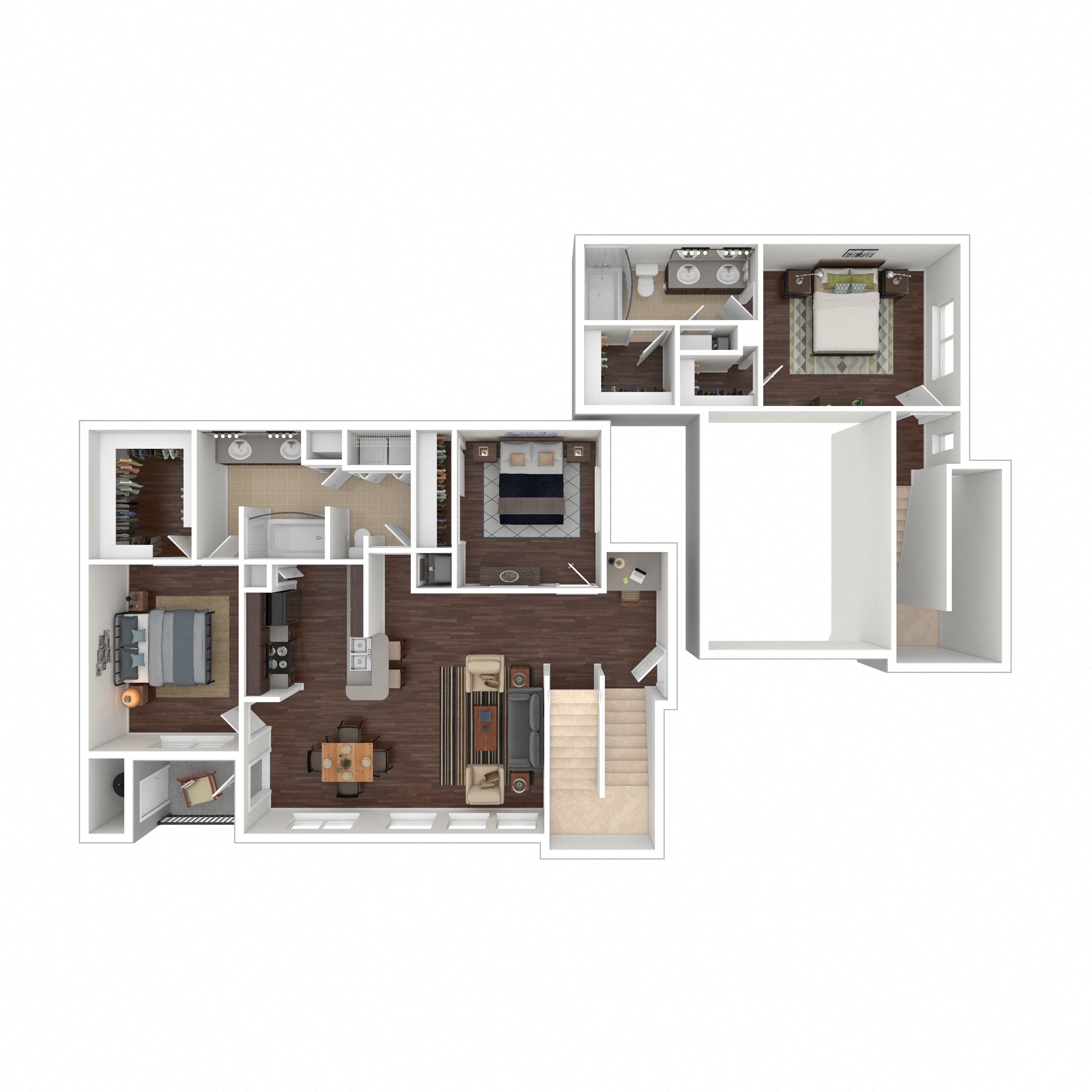 Floor plan layout diagram for 3A