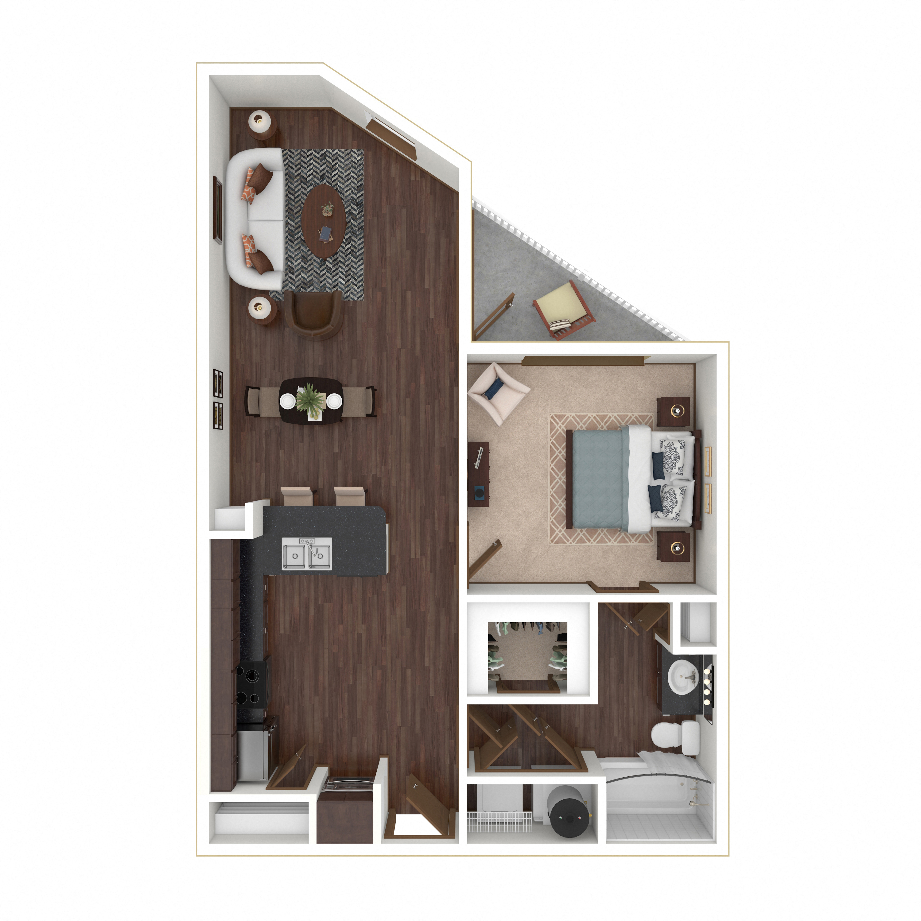 Floor plan layout diagram for 1G