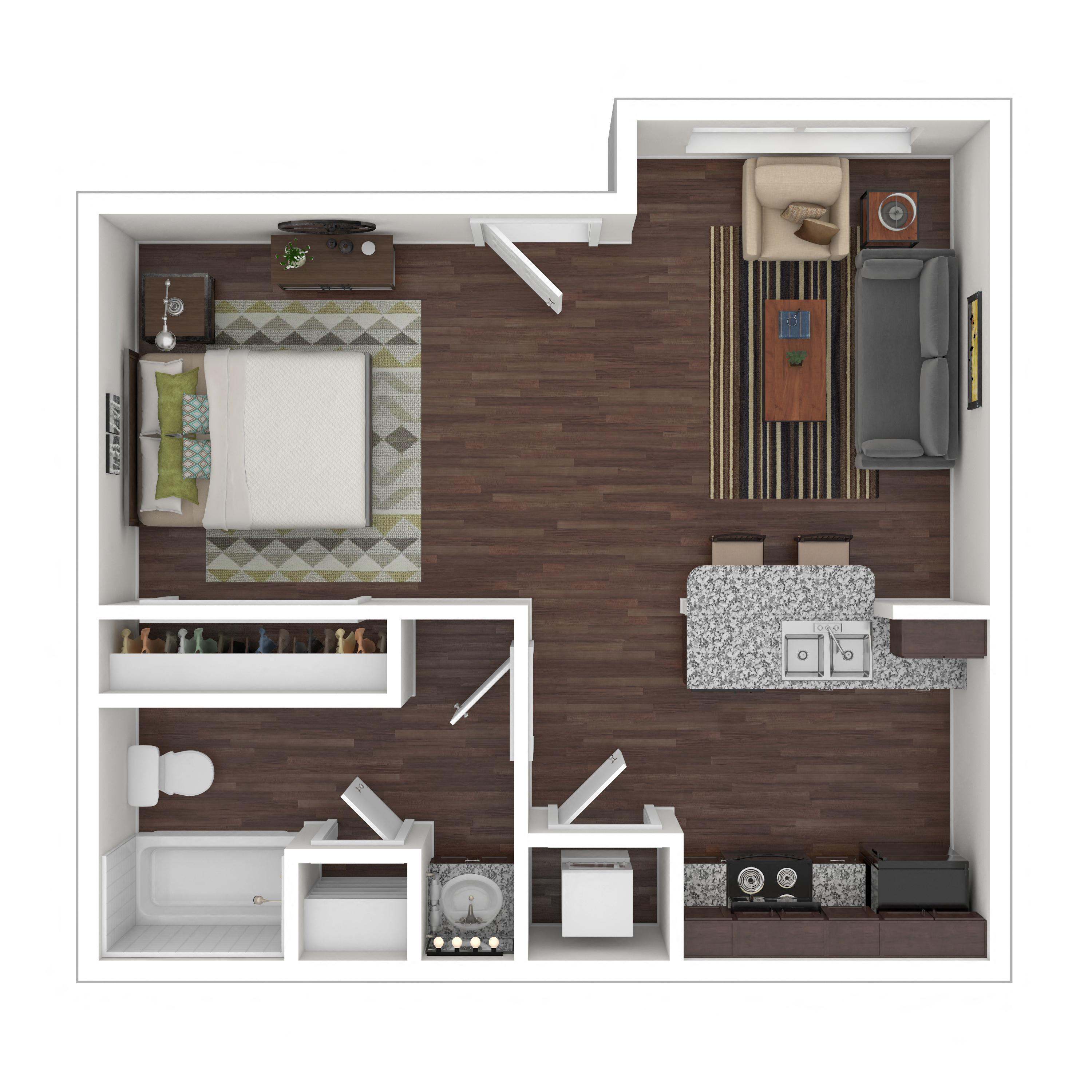 Floor plan layout diagram for 0A
