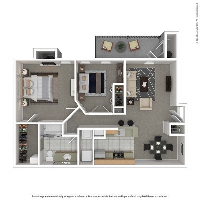 Floor plan layout diagram for 2A