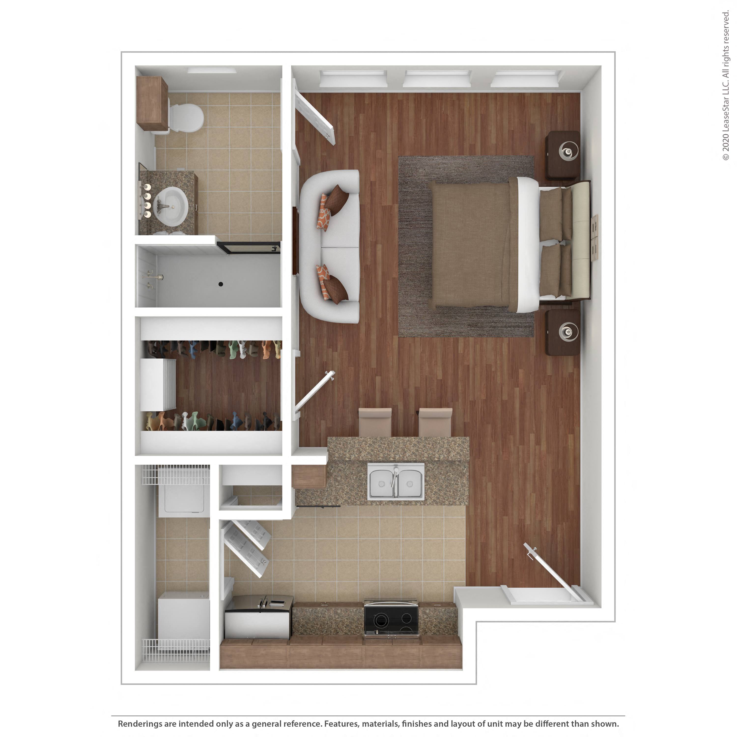 Floor plan layout diagram for 0A