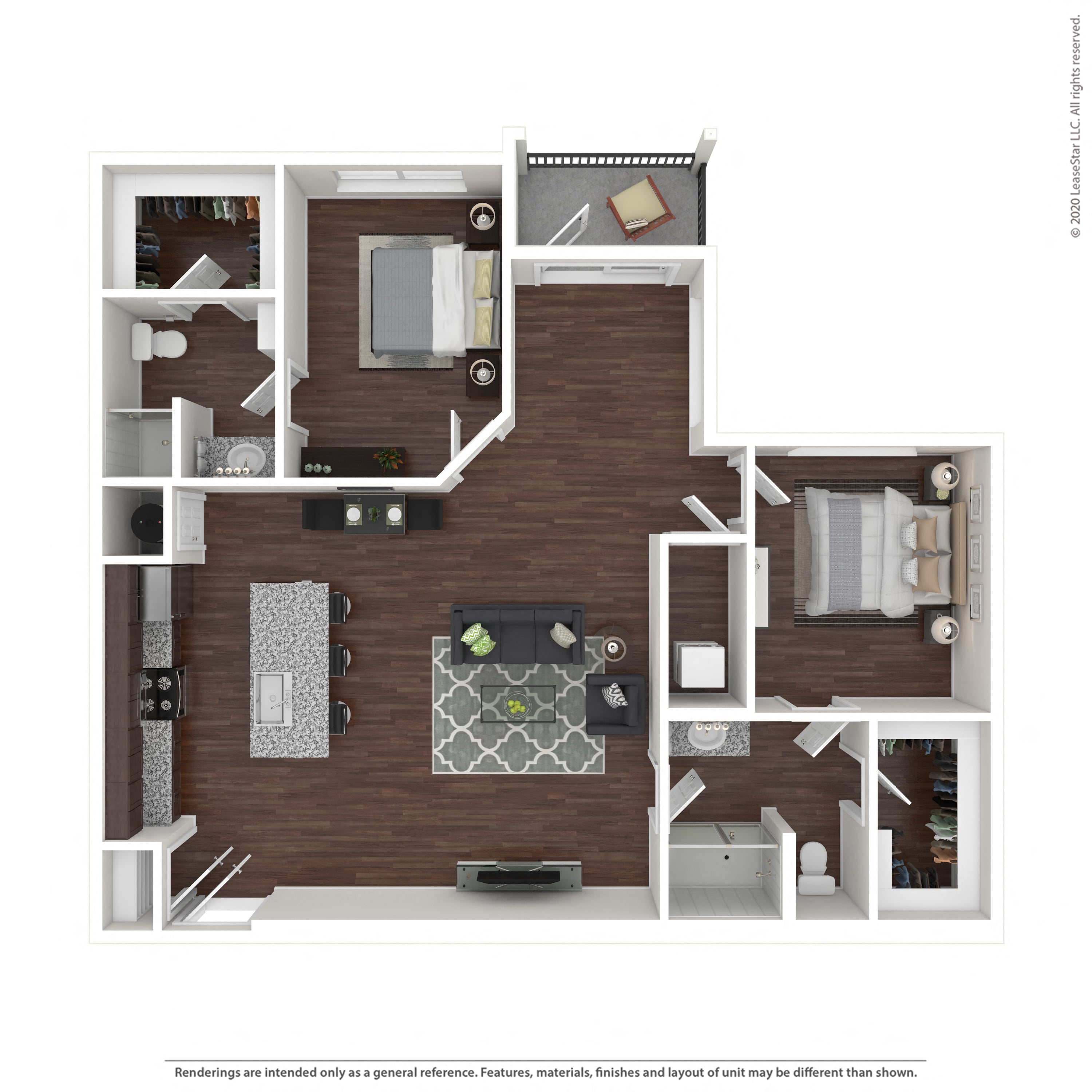 Floor plan layout diagram for 2A-Garage