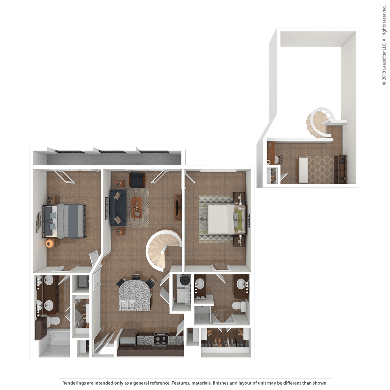 Floor plan layout diagram for 2L-Loft