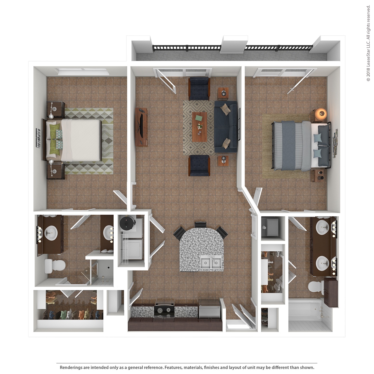 Floor plan layout diagram for 2L