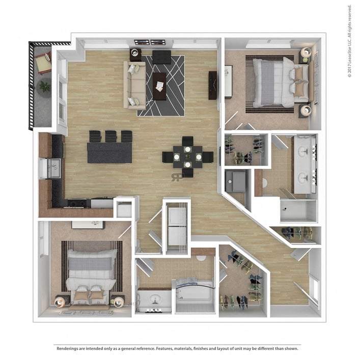 Floor plan layout diagram for 2F - AMFI 150% -  INCOME RESTRICTIONS APPLY
