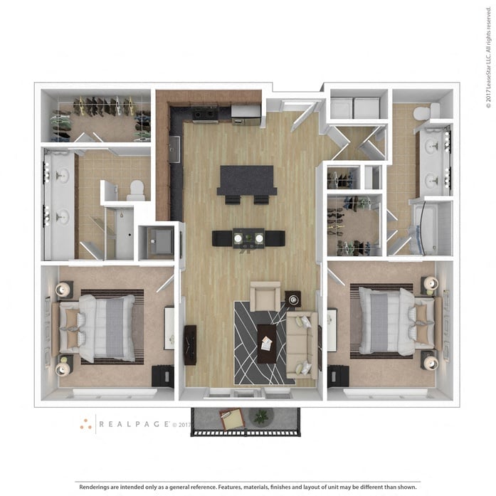 Floor plan layout diagram for 2B - AMFI 150% -  INCOME RESTRICTIONS APPLY