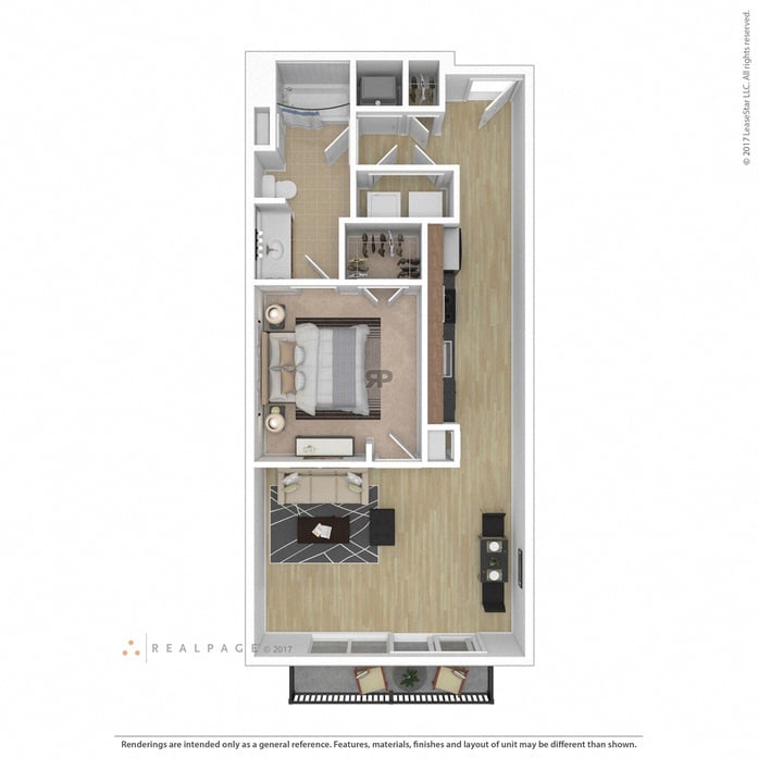 Floor plan layout diagram for 1F