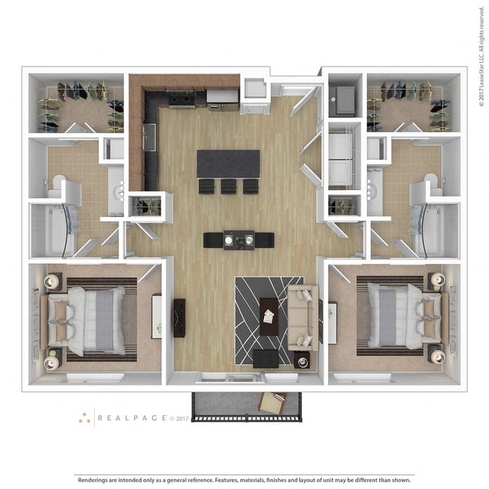 Floor plan layout diagram for 2D