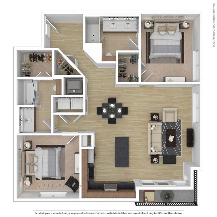 Floor plan layout diagram for 2E