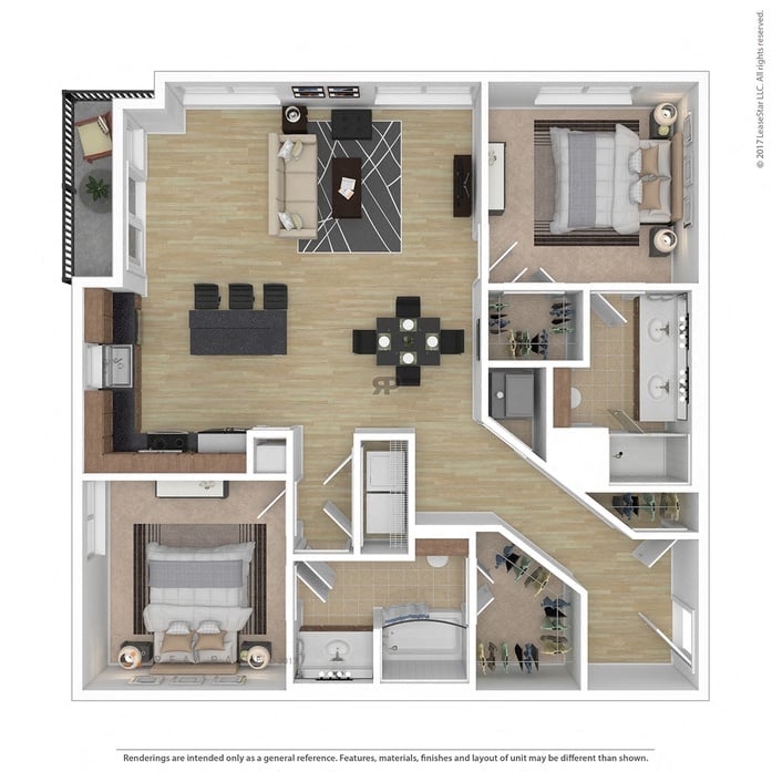 Floor plan layout diagram for 2F