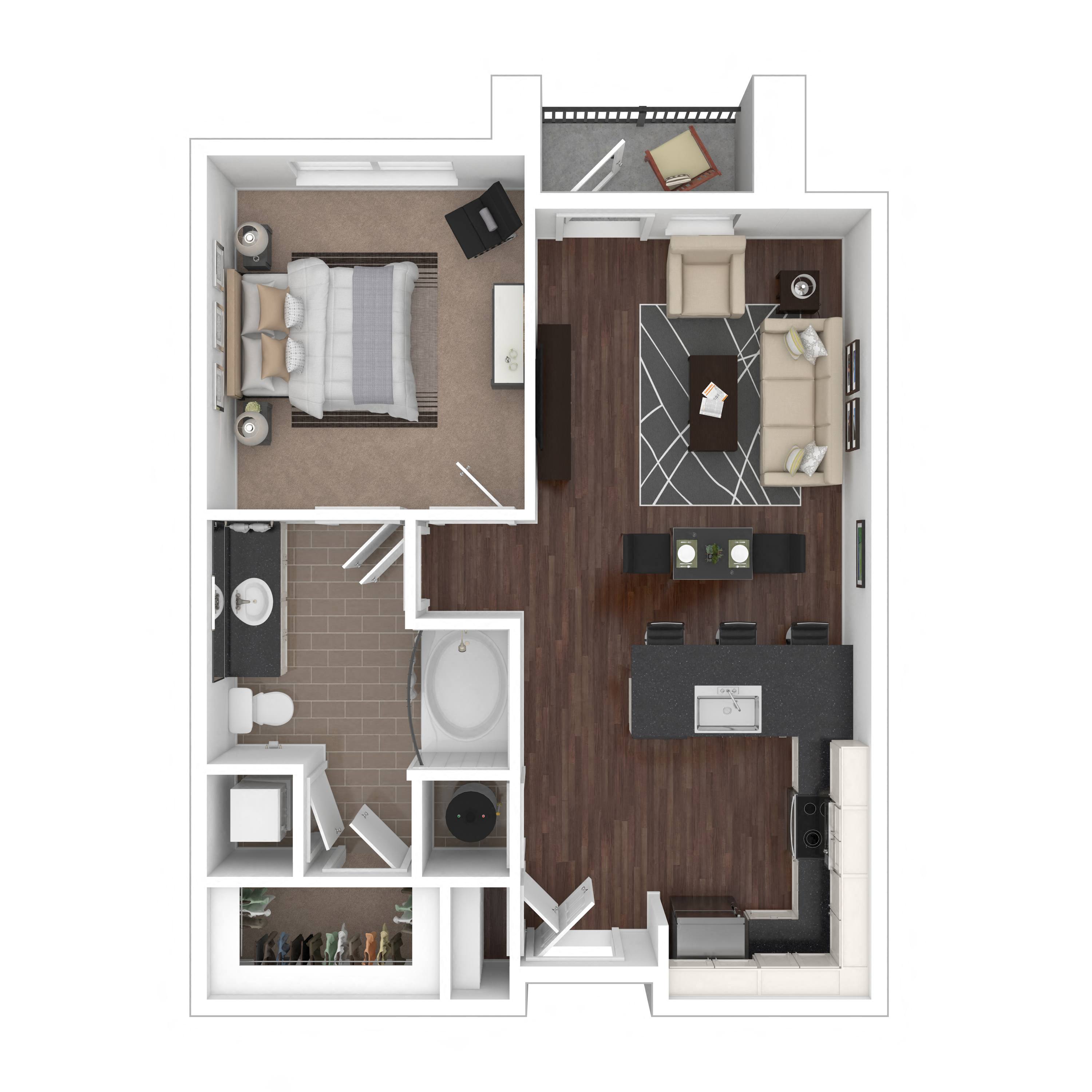 1C floor plan