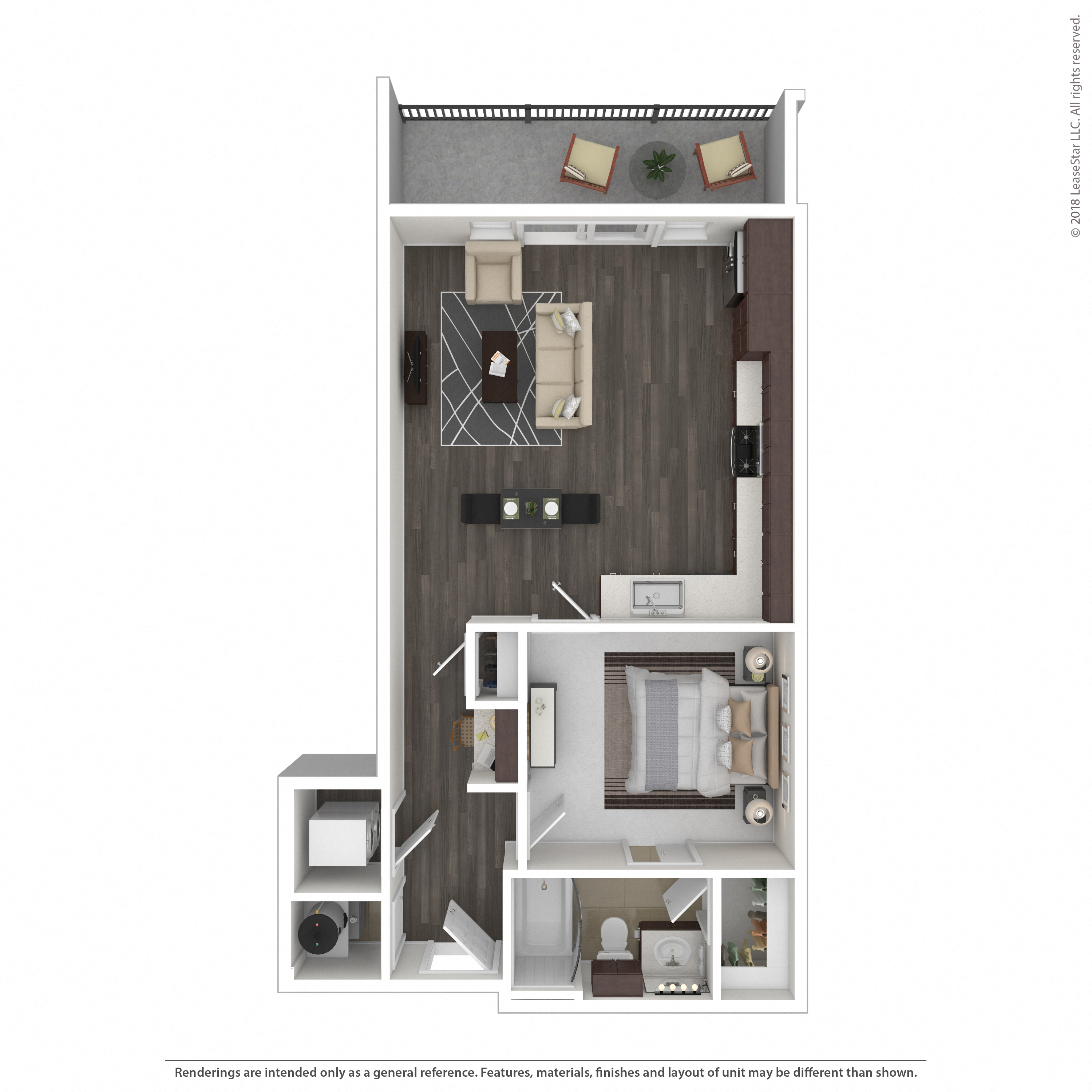 Floor plan layout diagram for 1D