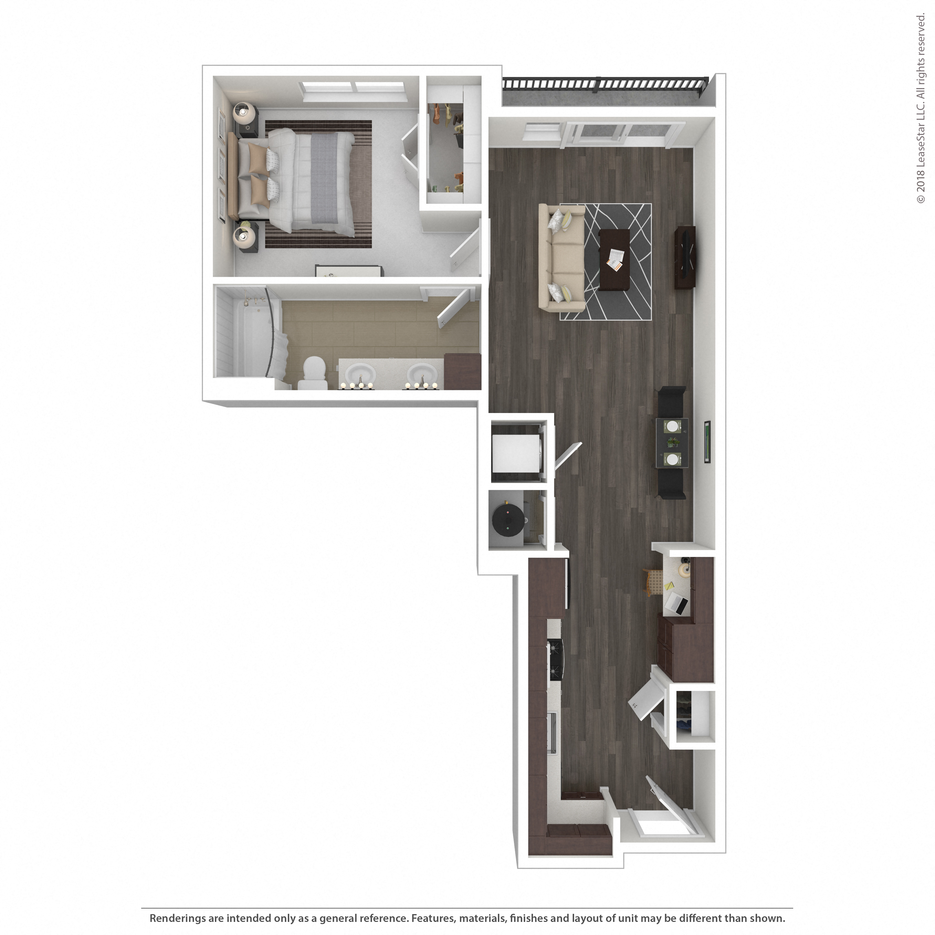Floor plan layout diagram for 1F