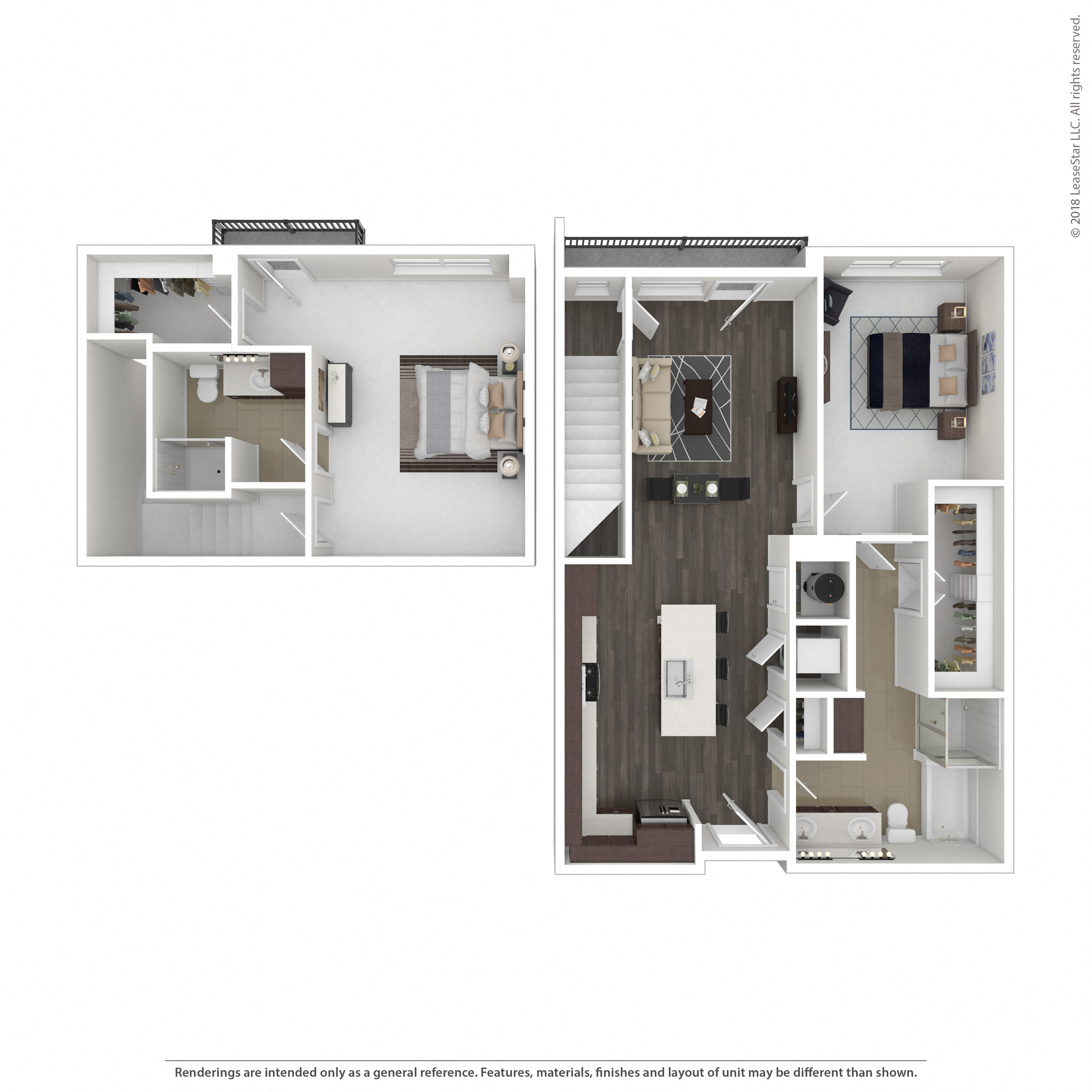 Floor plan layout diagram for 2H