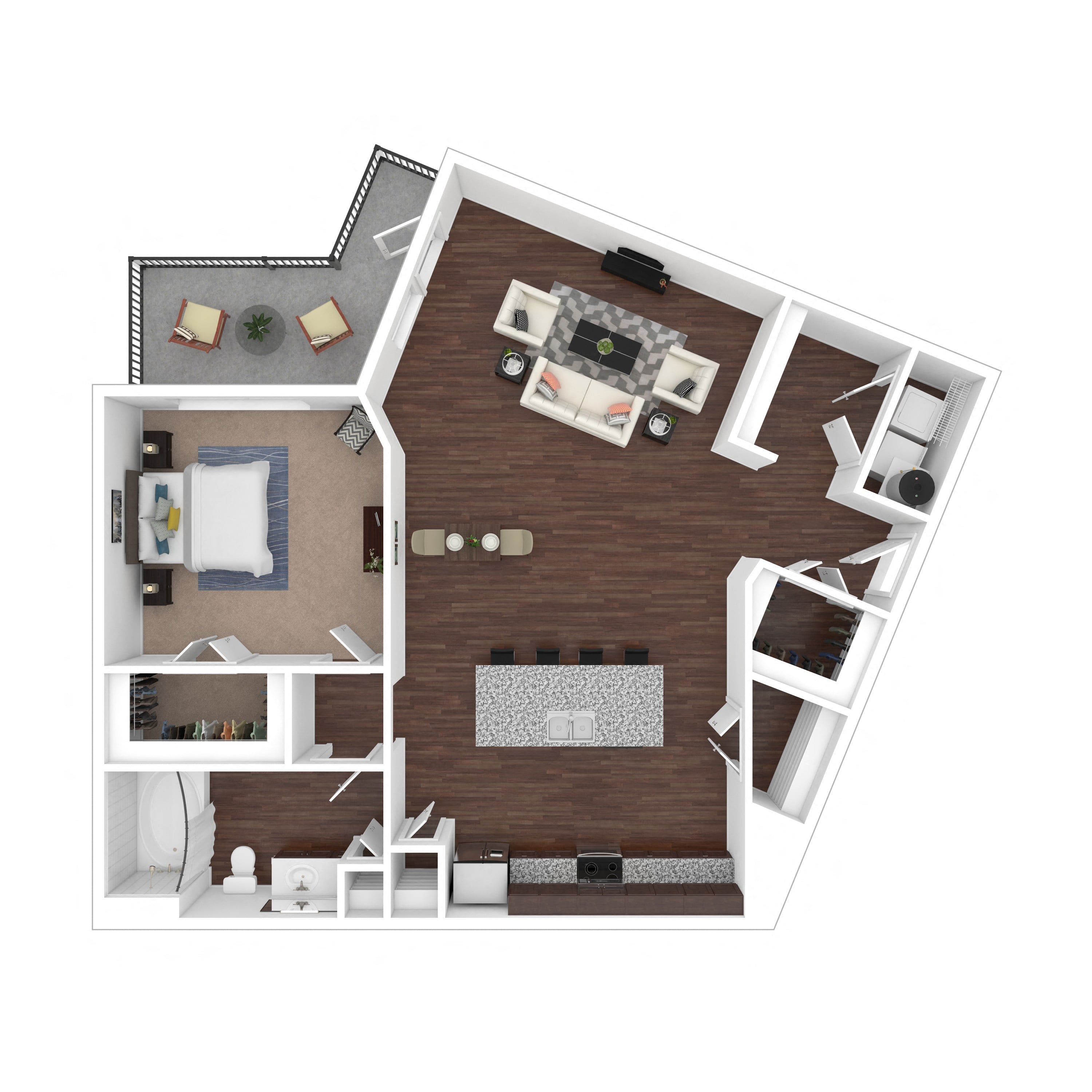 Floor plan layout diagram for 1G