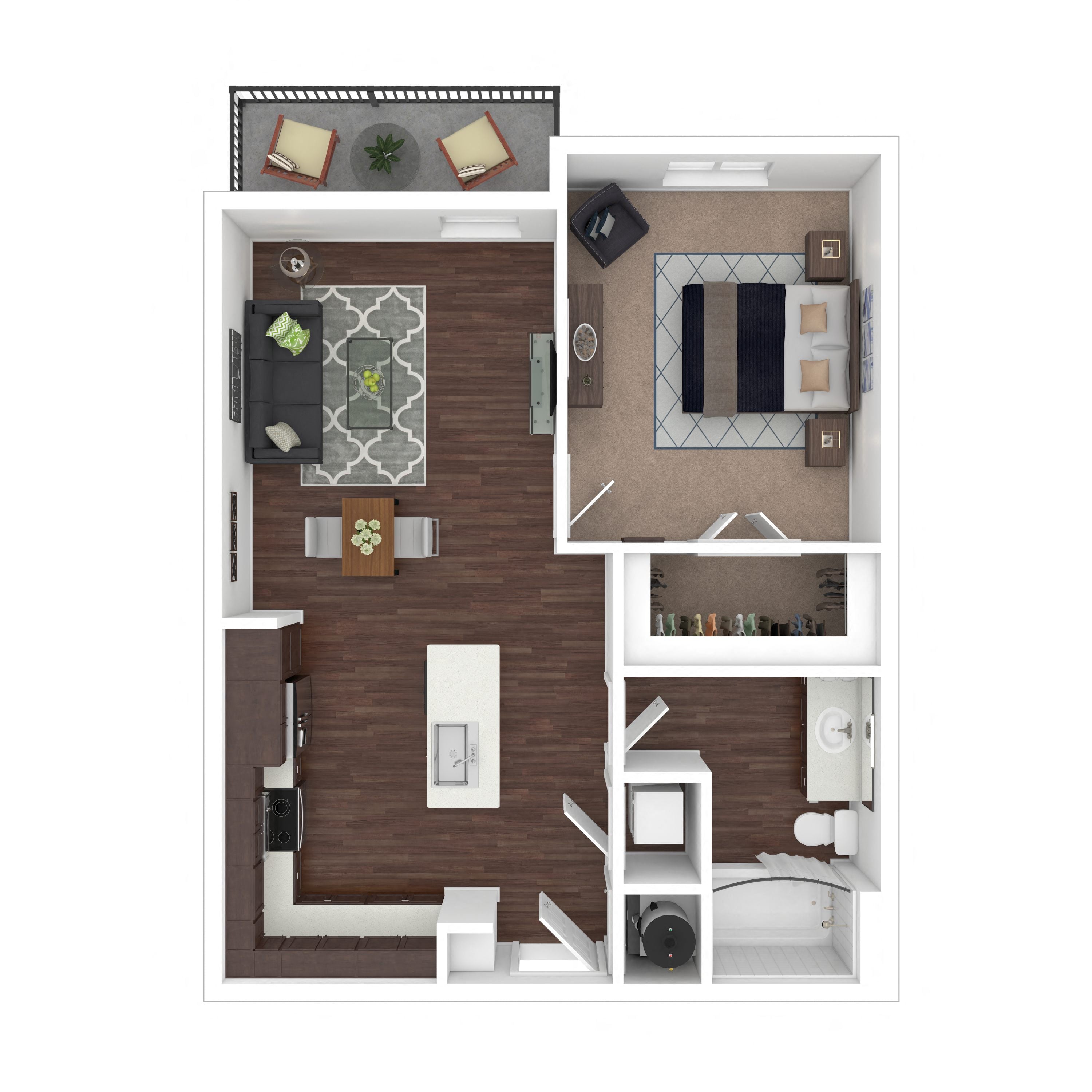 Floor plan layout diagram for 1I