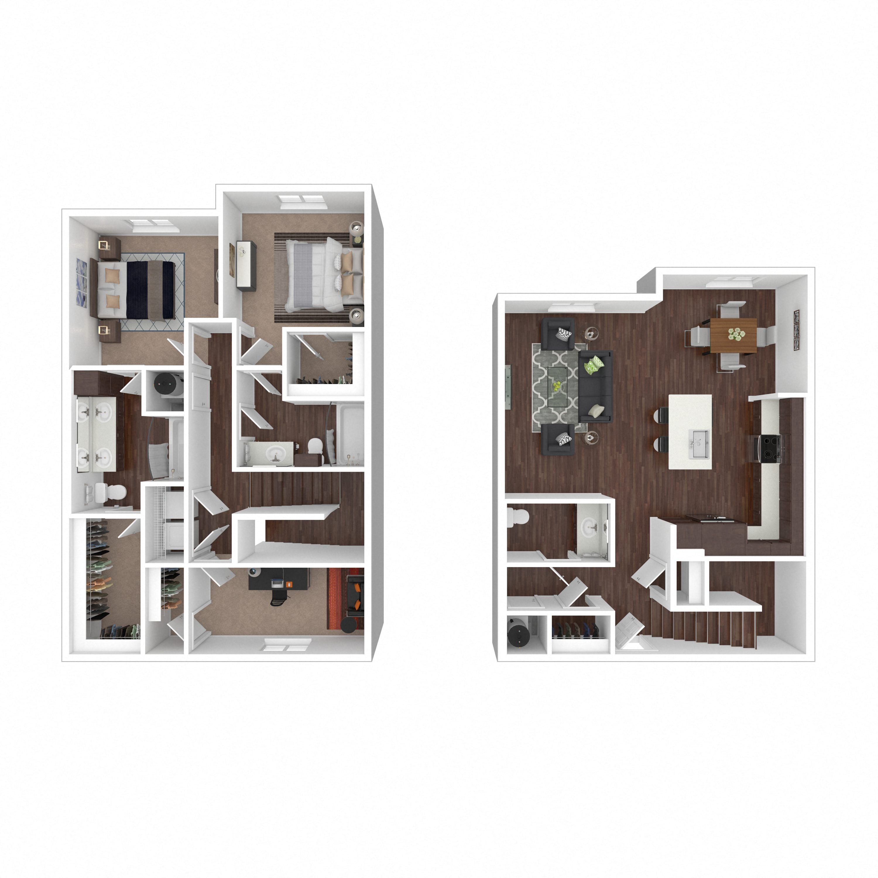 Floor plan layout diagram for 2I-Office