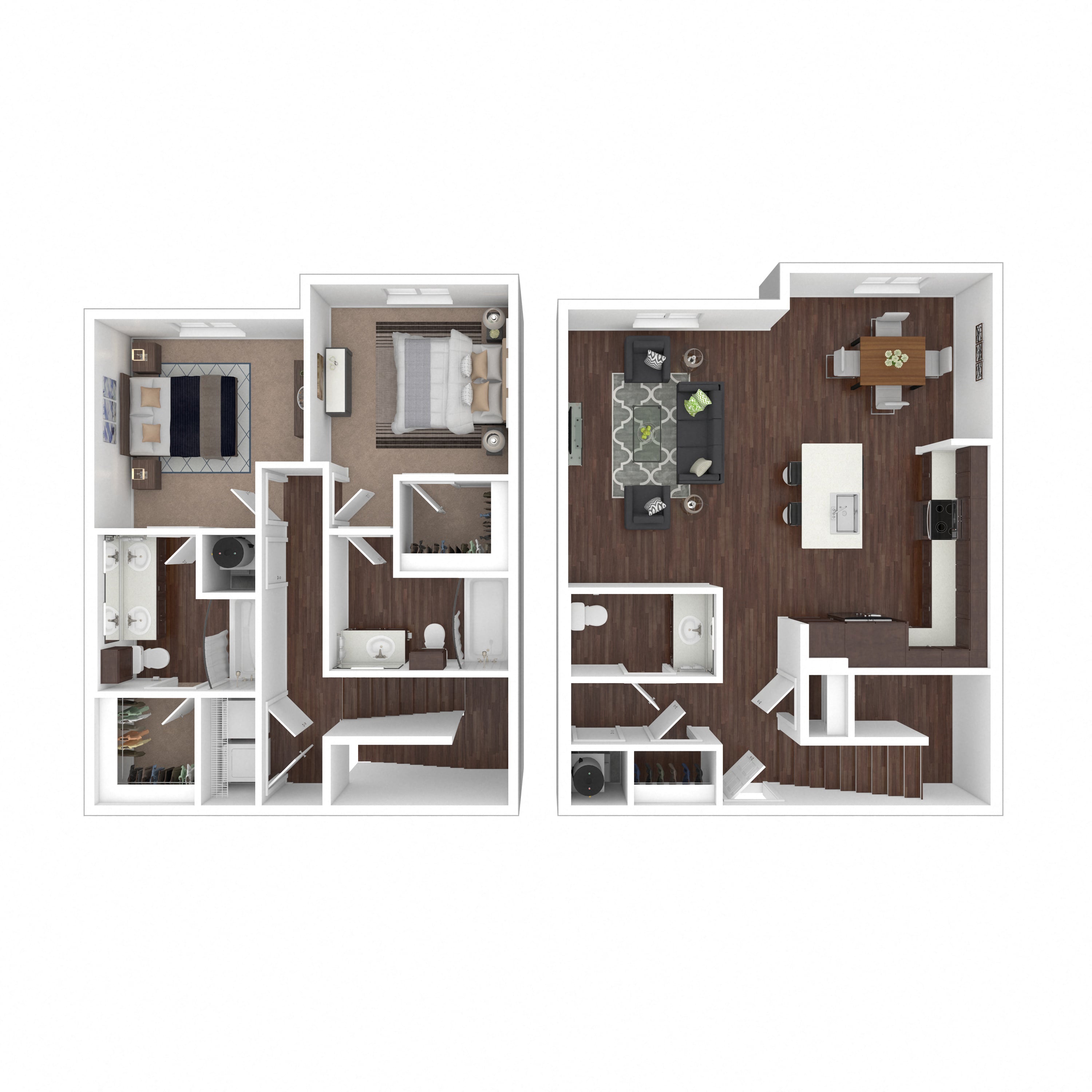 Floor plan layout diagram for 2I