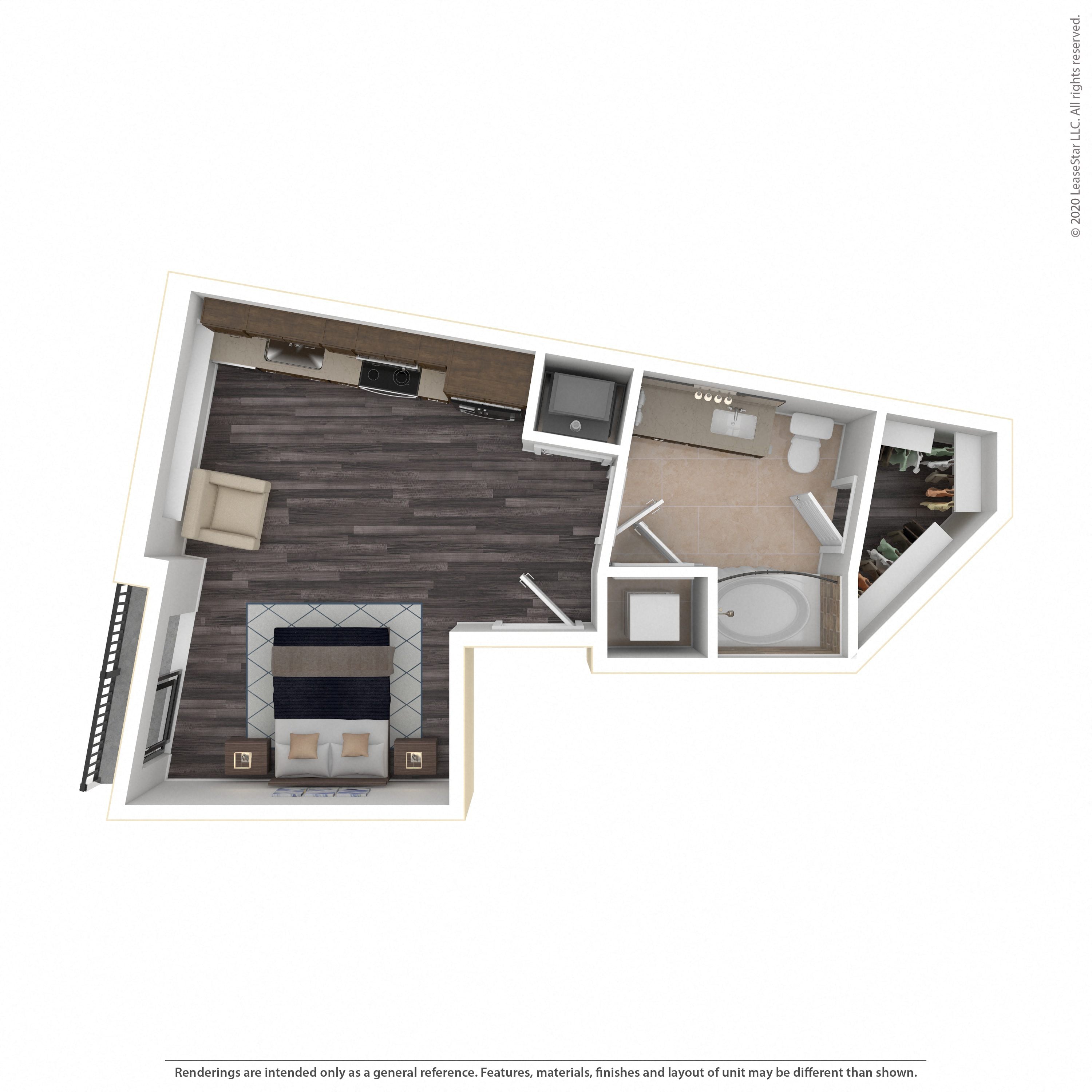 Floor plan layout diagram for 0A