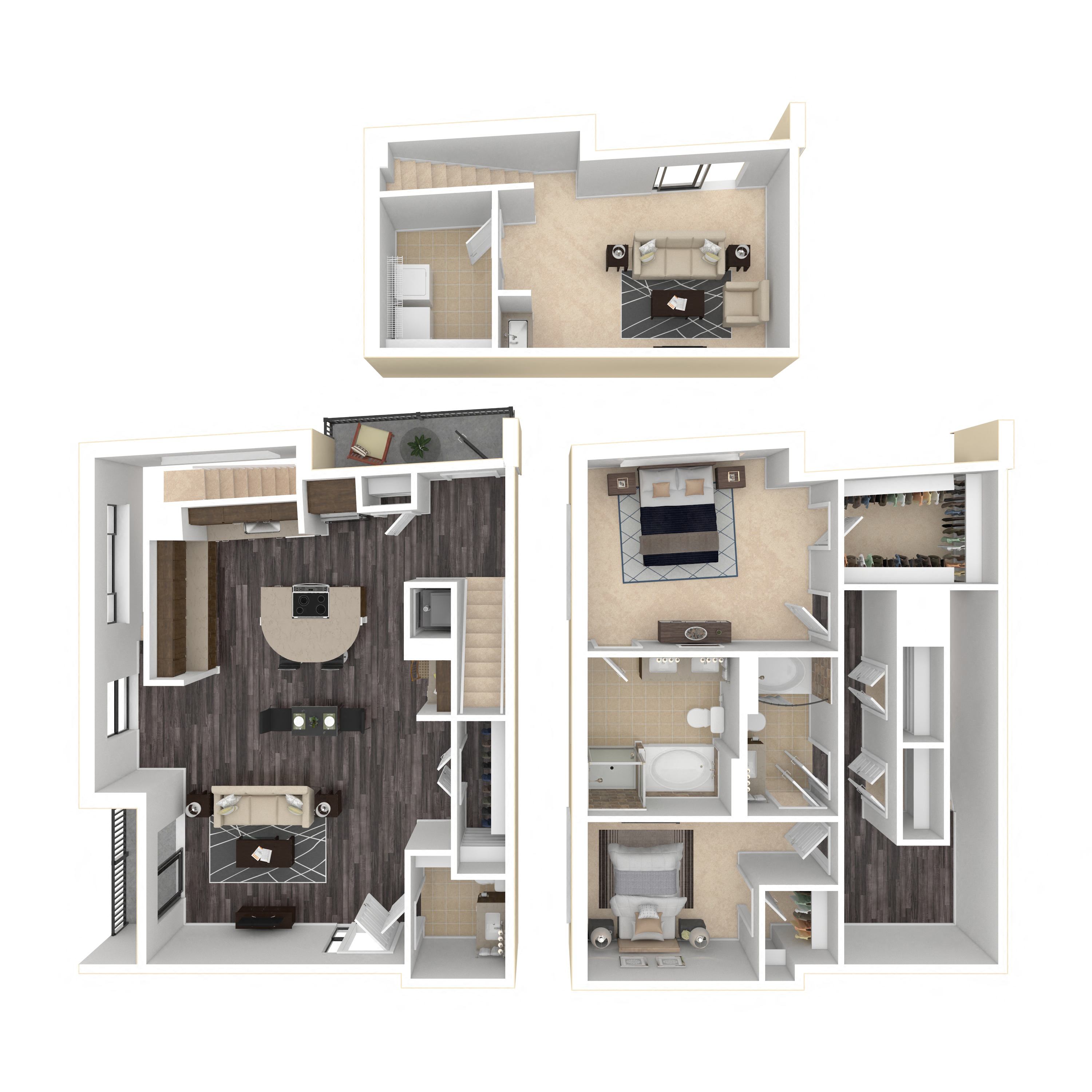 Floor plan layout diagram for 2O
