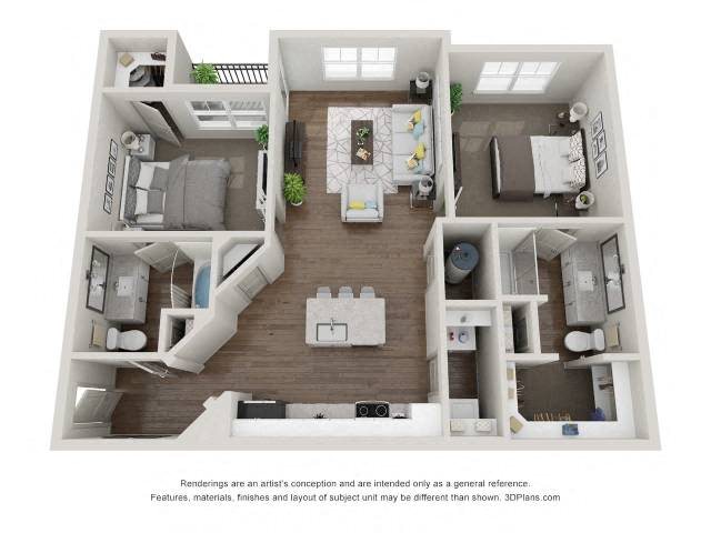The Valley floor plan