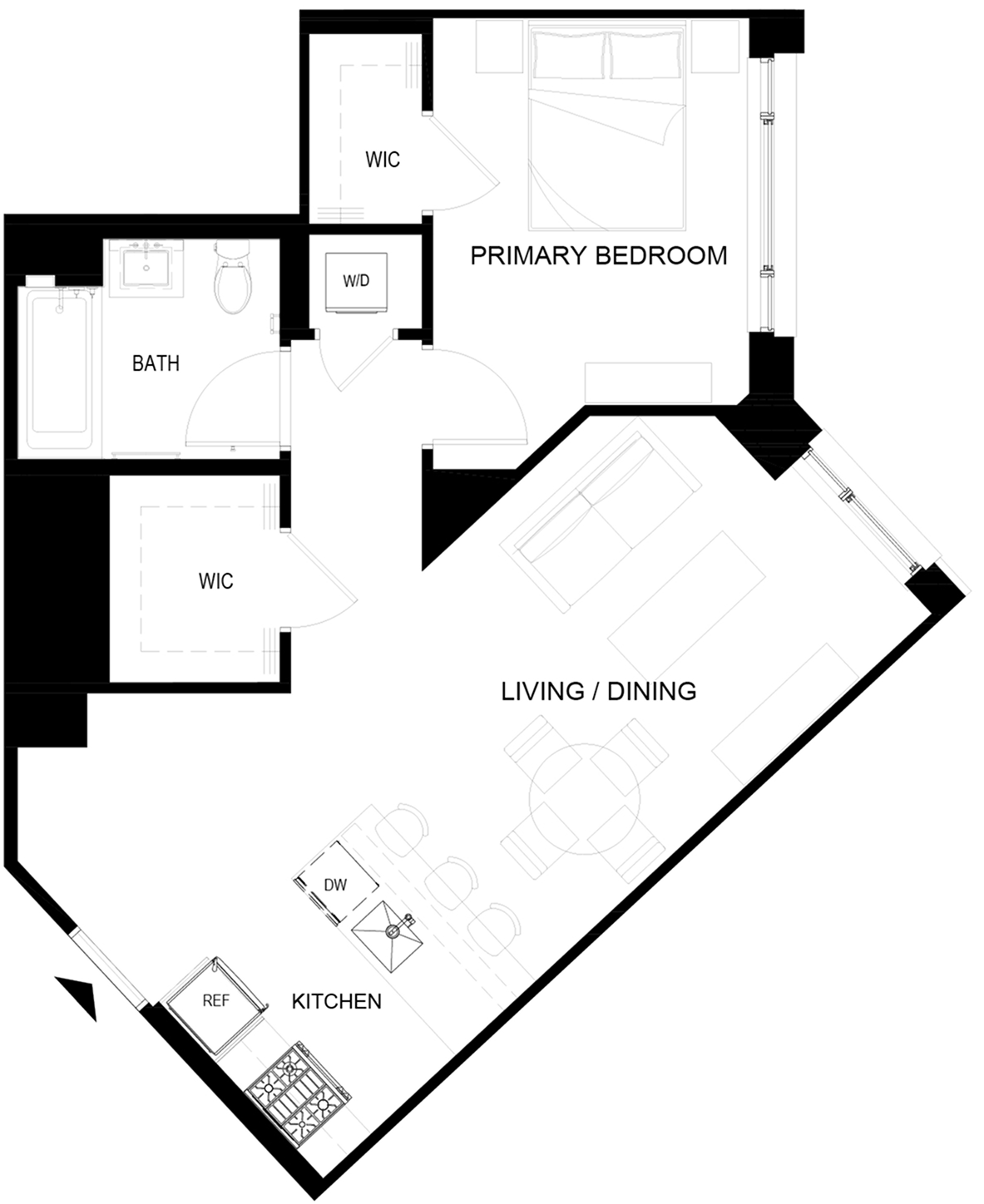 Floor plan layout diagram for 927-PH27