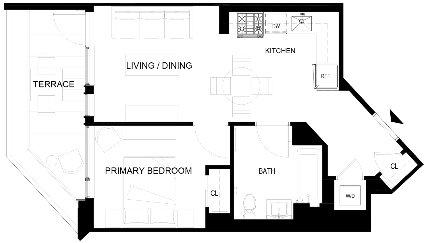 Floor plan layout diagram for PH10