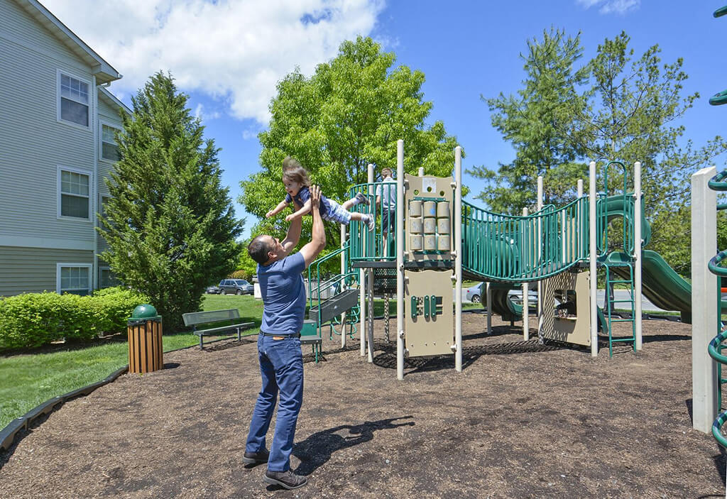 Play at one of many of Coppermine Run’s outdoor spaces.