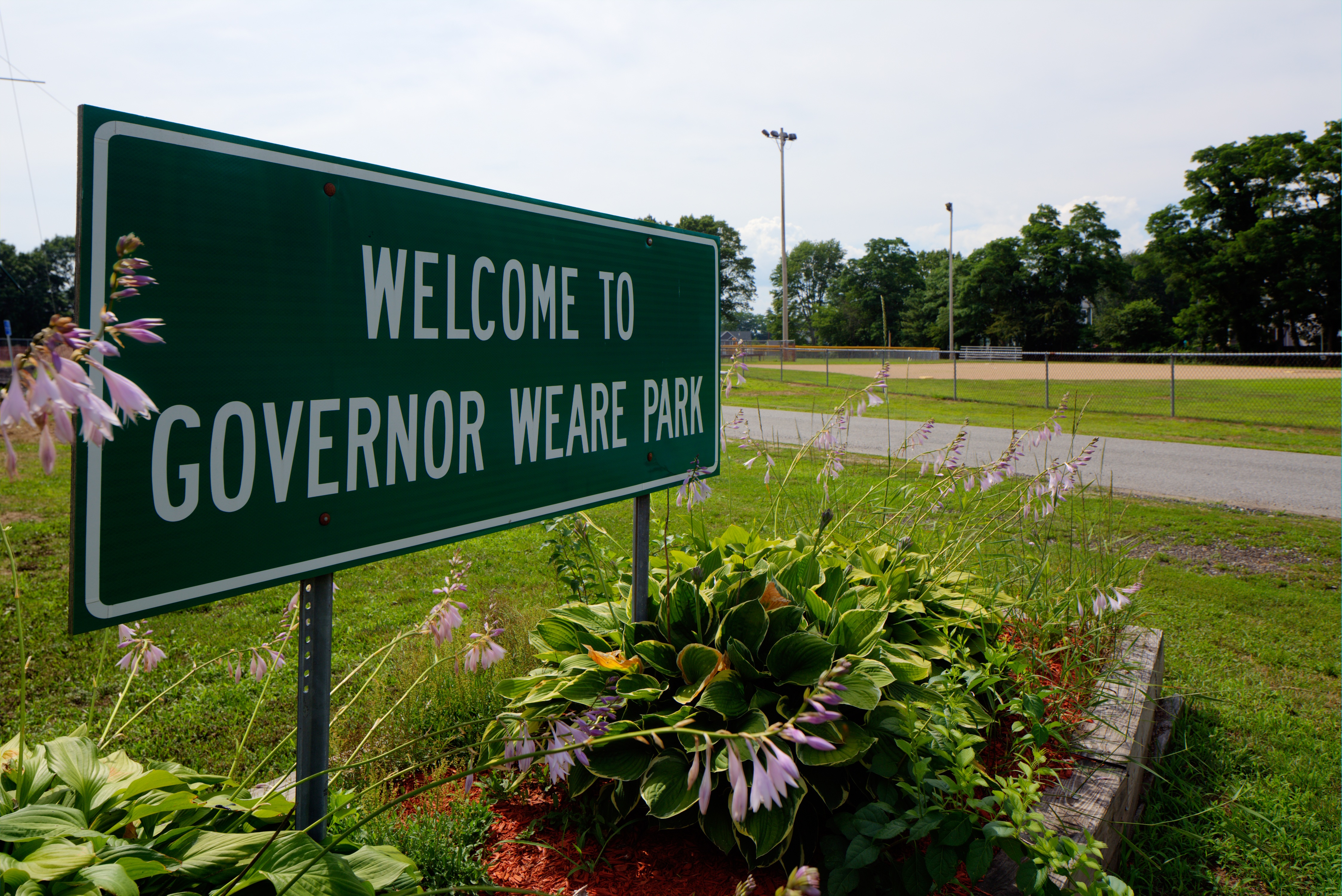 A welcome sign