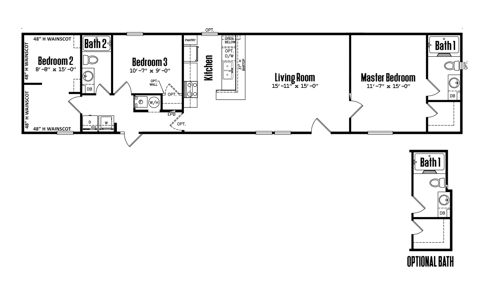 Manufactured home floor plan,Manufactured home floor plan